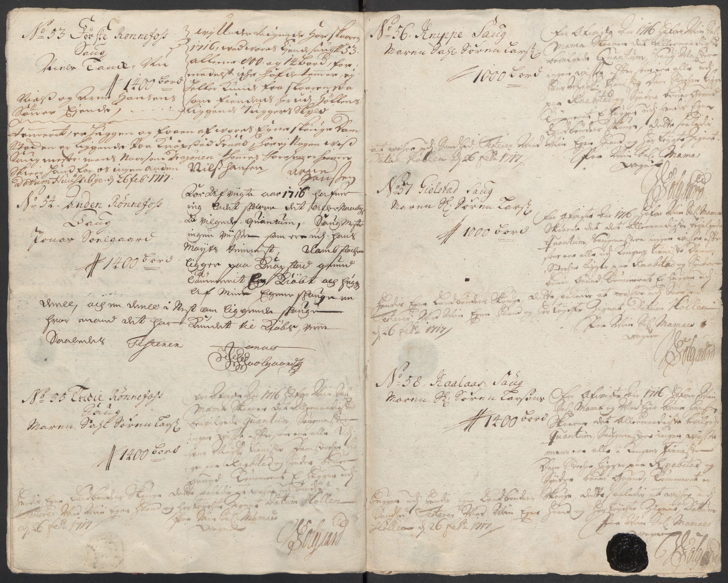 Rentekammeret inntil 1814, Reviderte regnskaper, Fogderegnskap, AV/RA-EA-4092/R10/L0454: Fogderegnskap Aker og Follo, 1716, p. 132