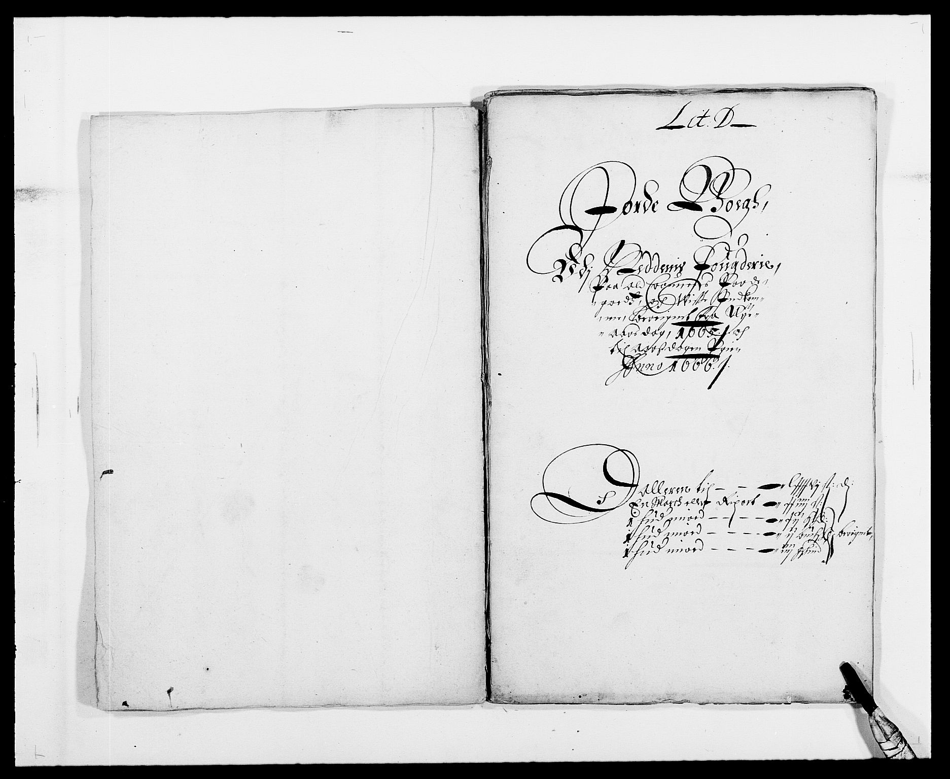 Rentekammeret inntil 1814, Reviderte regnskaper, Fogderegnskap, RA/EA-4092/R39/L2296: Fogderegnskap Nedenes, 1664-1666, p. 45