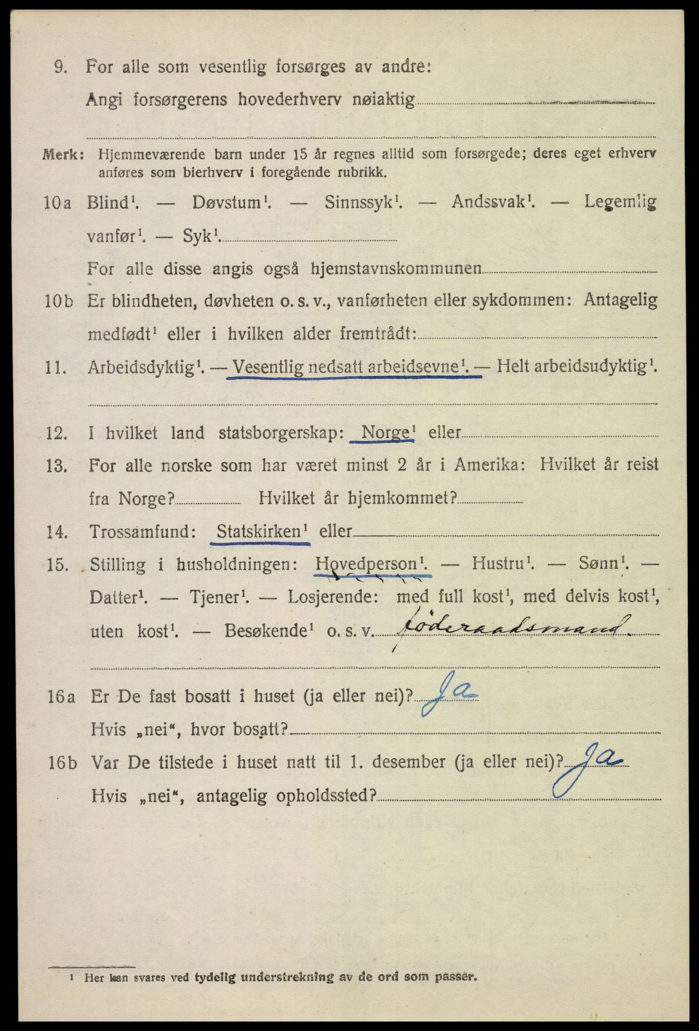 SAH, 1920 census for Løten, 1920, p. 5166