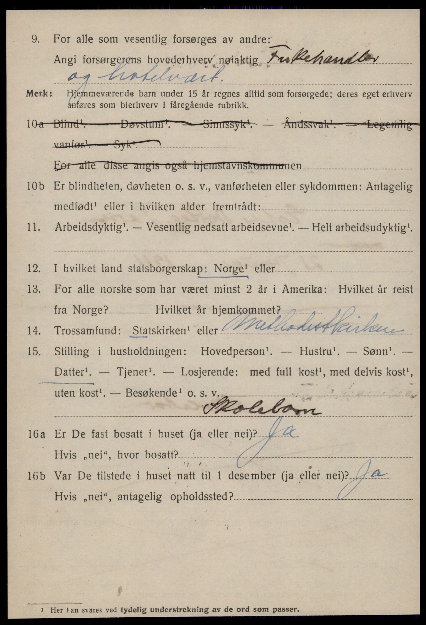 SAT, 1920 census for Ålesund, 1920, p. 24939