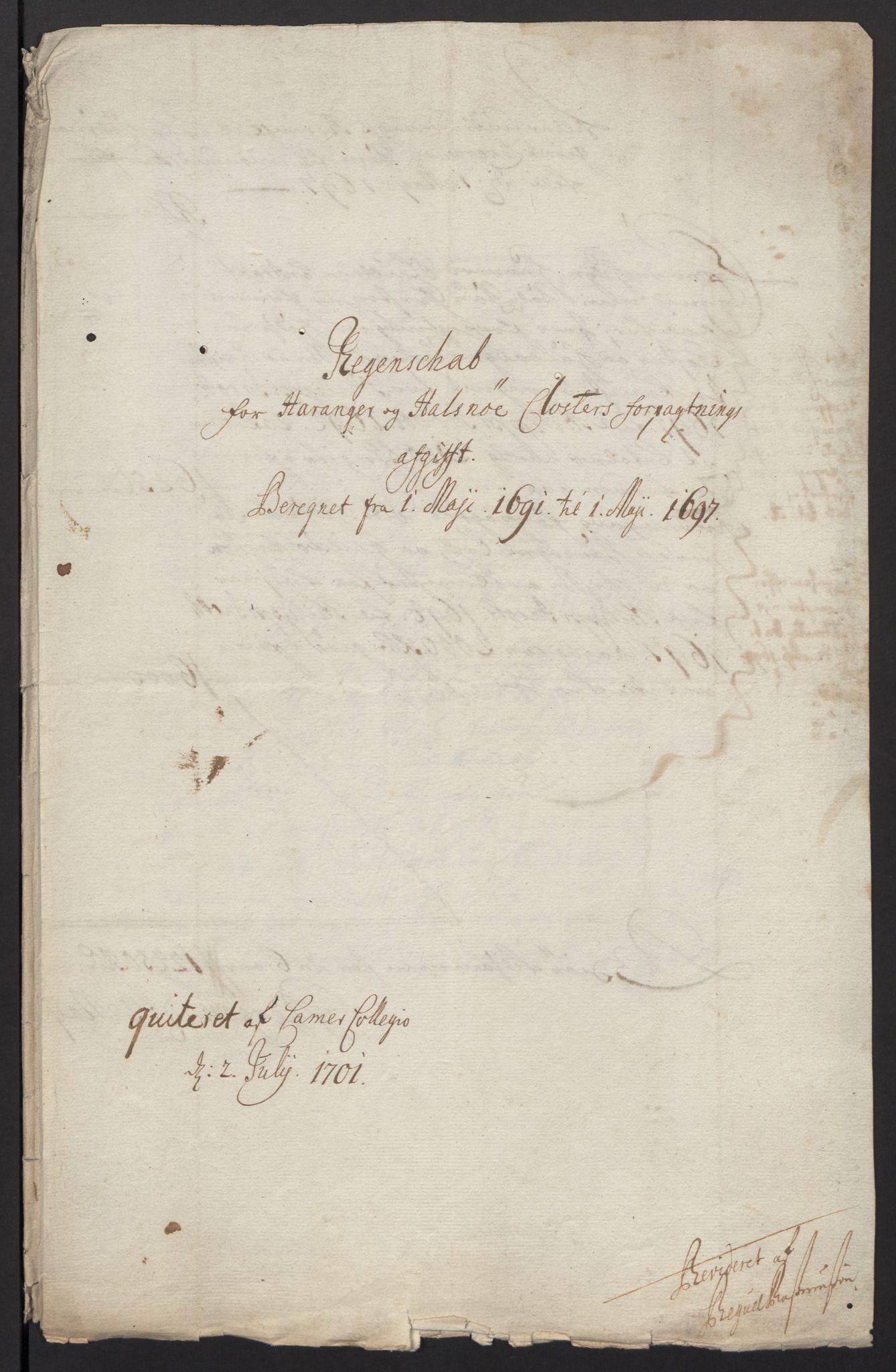 Rentekammeret inntil 1814, Reviderte regnskaper, Fogderegnskap, AV/RA-EA-4092/R48/L2989: Fogderegnskap Sunnhordland og Hardanger, 1713, p. 554