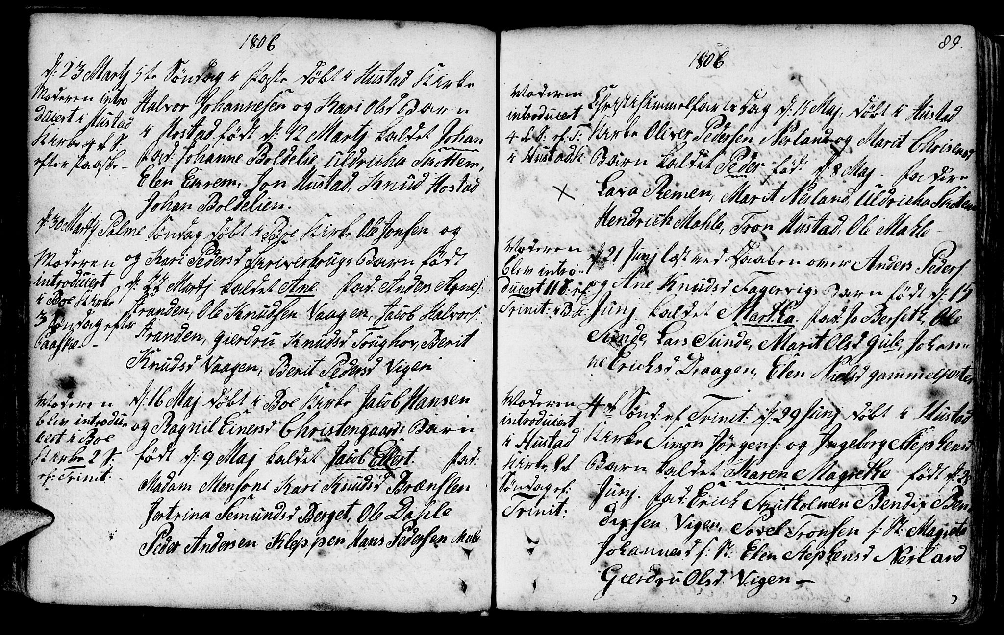 Ministerialprotokoller, klokkerbøker og fødselsregistre - Møre og Romsdal, SAT/A-1454/566/L0761: Parish register (official) no. 566A02 /1, 1767-1817, p. 89