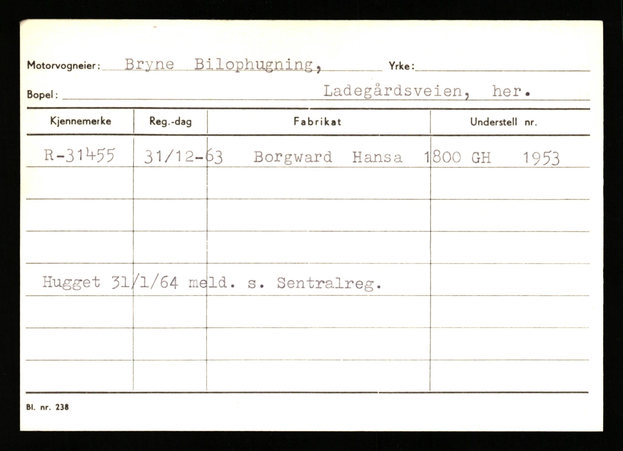 Stavanger trafikkstasjon, AV/SAST-A-101942/0/G/L0005: Registreringsnummer: 23000 - 34245, 1930-1971, p. 2586