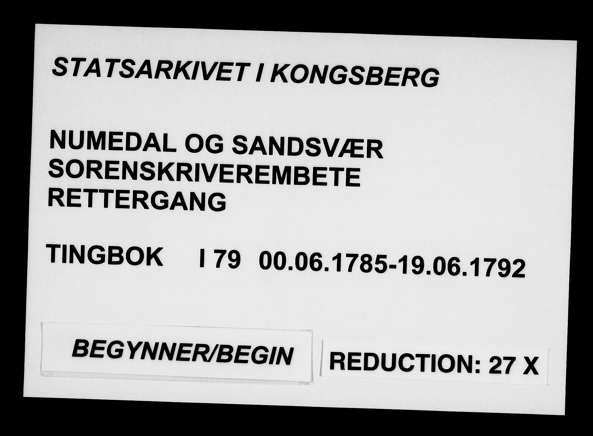Numedal og Sandsvær sorenskriveri, SAKO/A-128/F/Fa/Faa/L0079: Tingbøker, 1785-1792