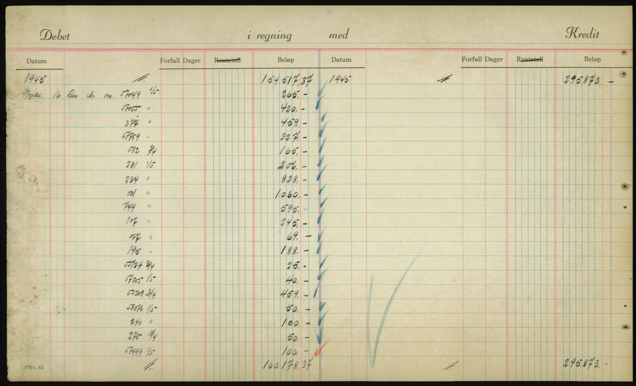 Forsvarsdepartementet, 10. kontor / Oppgjørskontoret, AV/RA-RAFA-1225/D/Db/L0180: Lista oppgjørskontor, 1942-1952, p. 1938