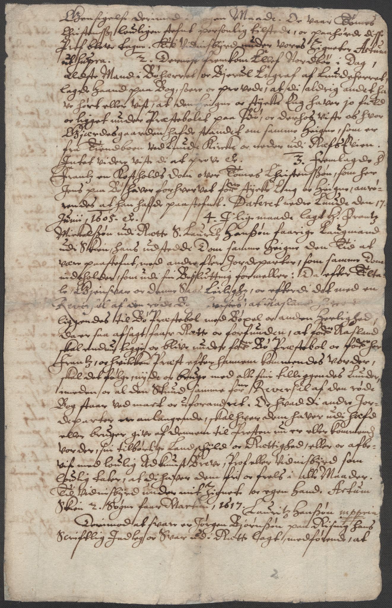 Riksarkivets diplomsamling, AV/RA-EA-5965/F15/L0027: Prestearkiv - Telemark, 1587-1738, p. 50