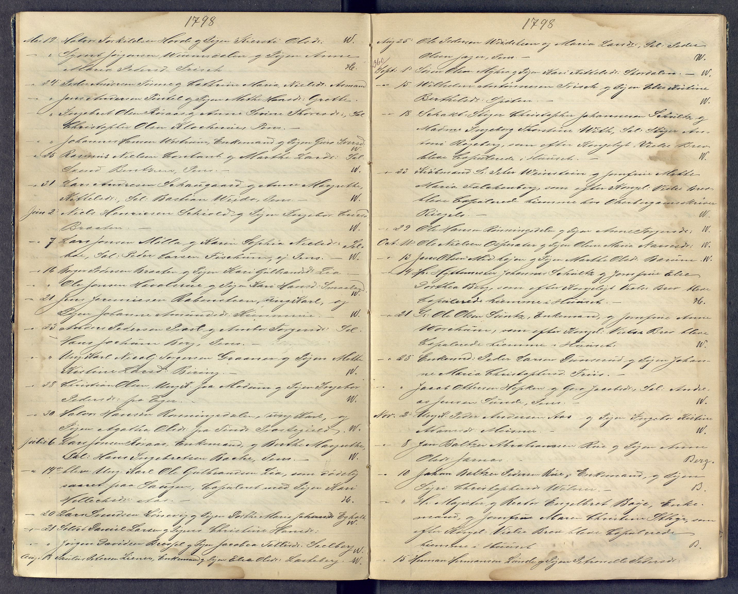 Kongsberg kirkebøker, AV/SAKO-A-22/G/Ga/L0000c: Parish register (copy) no. 0c, 1795-1816