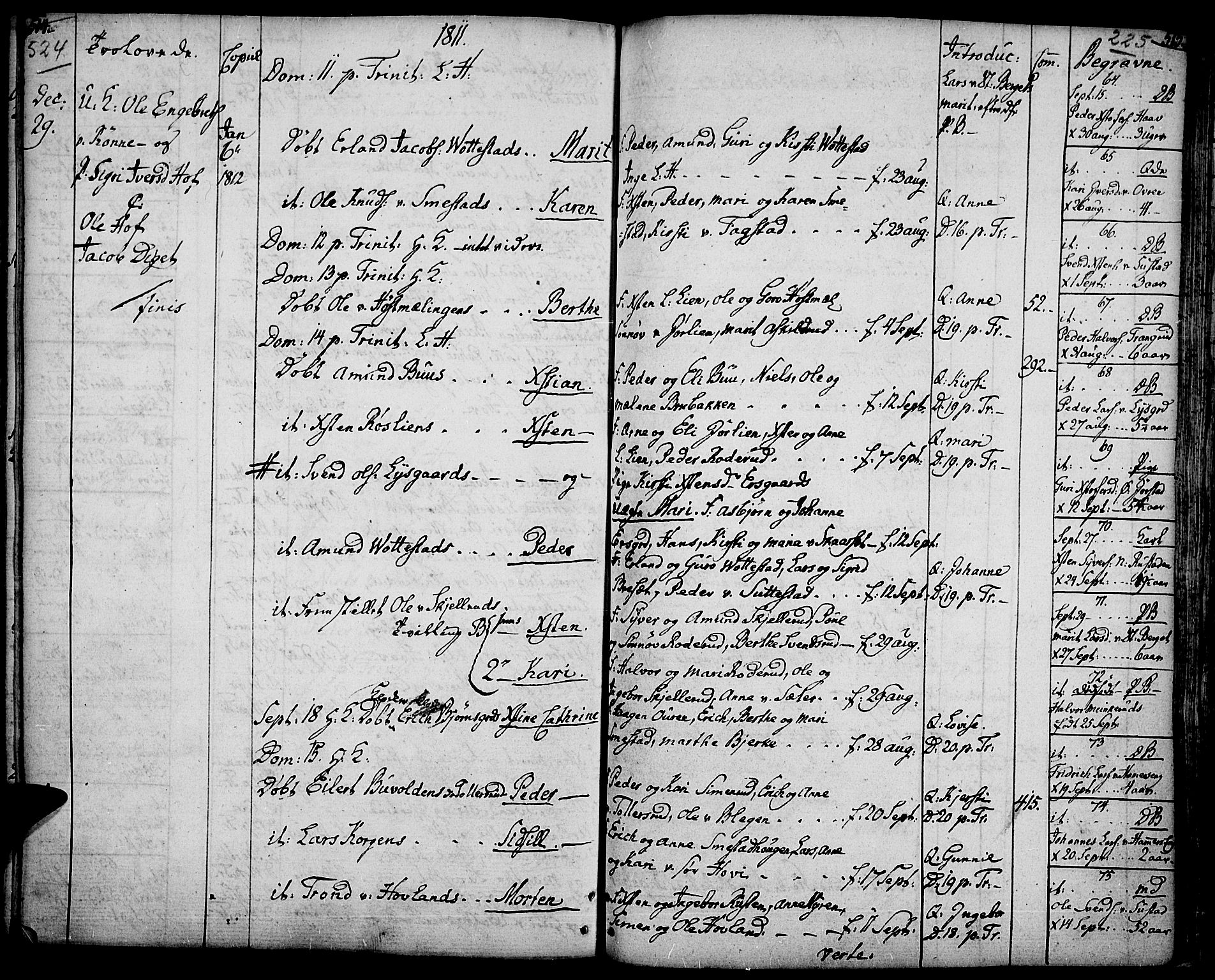 Fåberg prestekontor, SAH/PREST-086/H/Ha/Haa/L0002: Parish register (official) no. 2, 1775-1818, p. 524-525