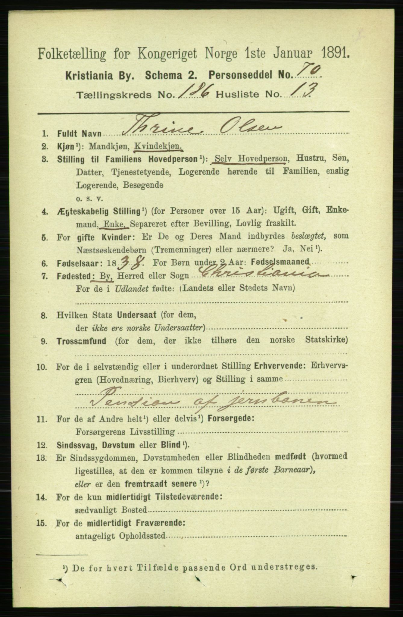 RA, 1891 census for 0301 Kristiania, 1891, p. 111851