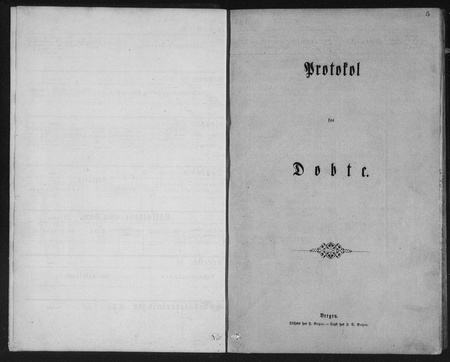 Sund sokneprestembete, SAB/A-99930: Parish register (copy) no. B 2, 1874-1881, p. 5