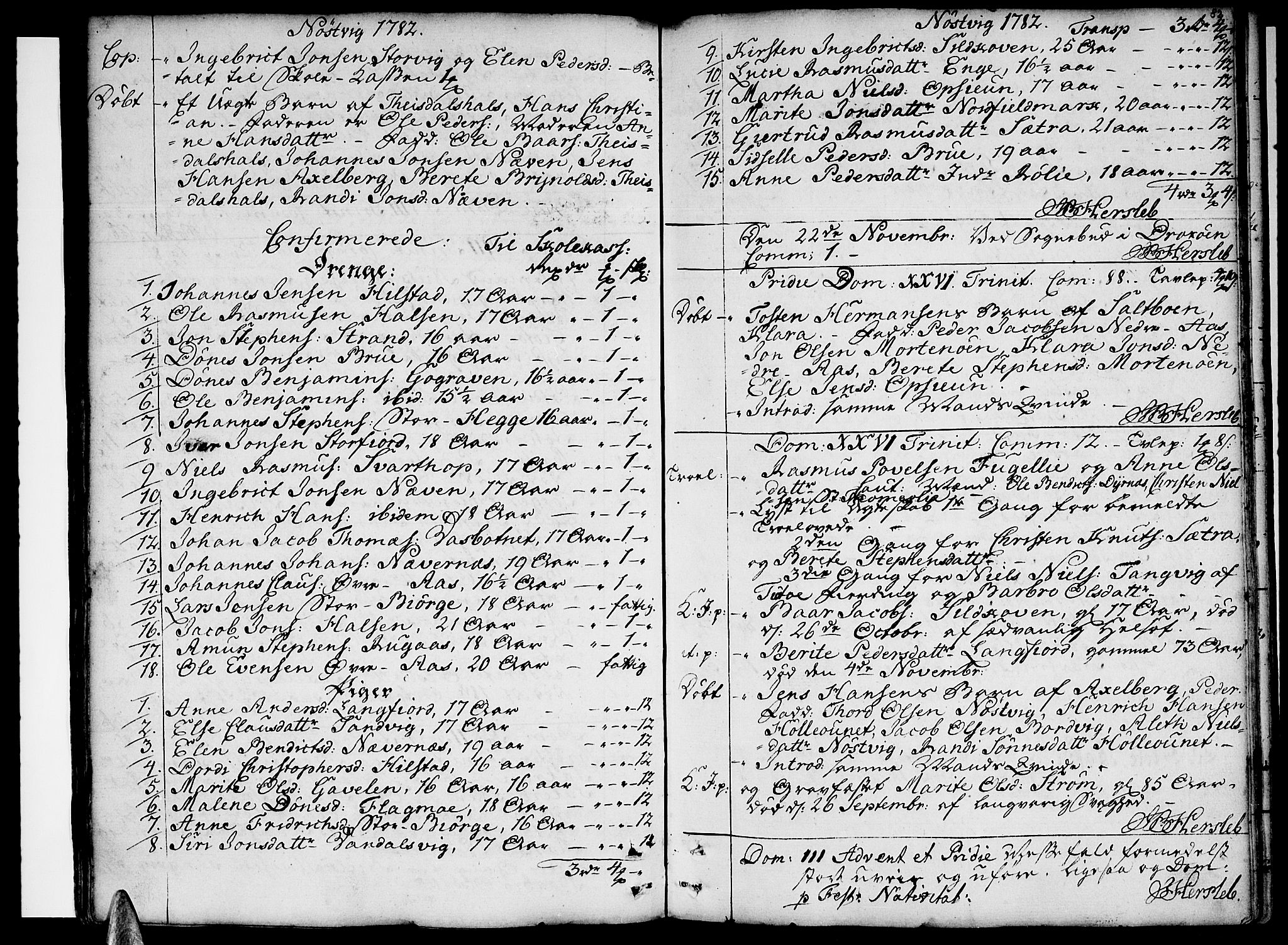 Ministerialprotokoller, klokkerbøker og fødselsregistre - Nordland, SAT/A-1459/814/L0222: Parish register (official) no. 814A03, 1752-1819, p. 82