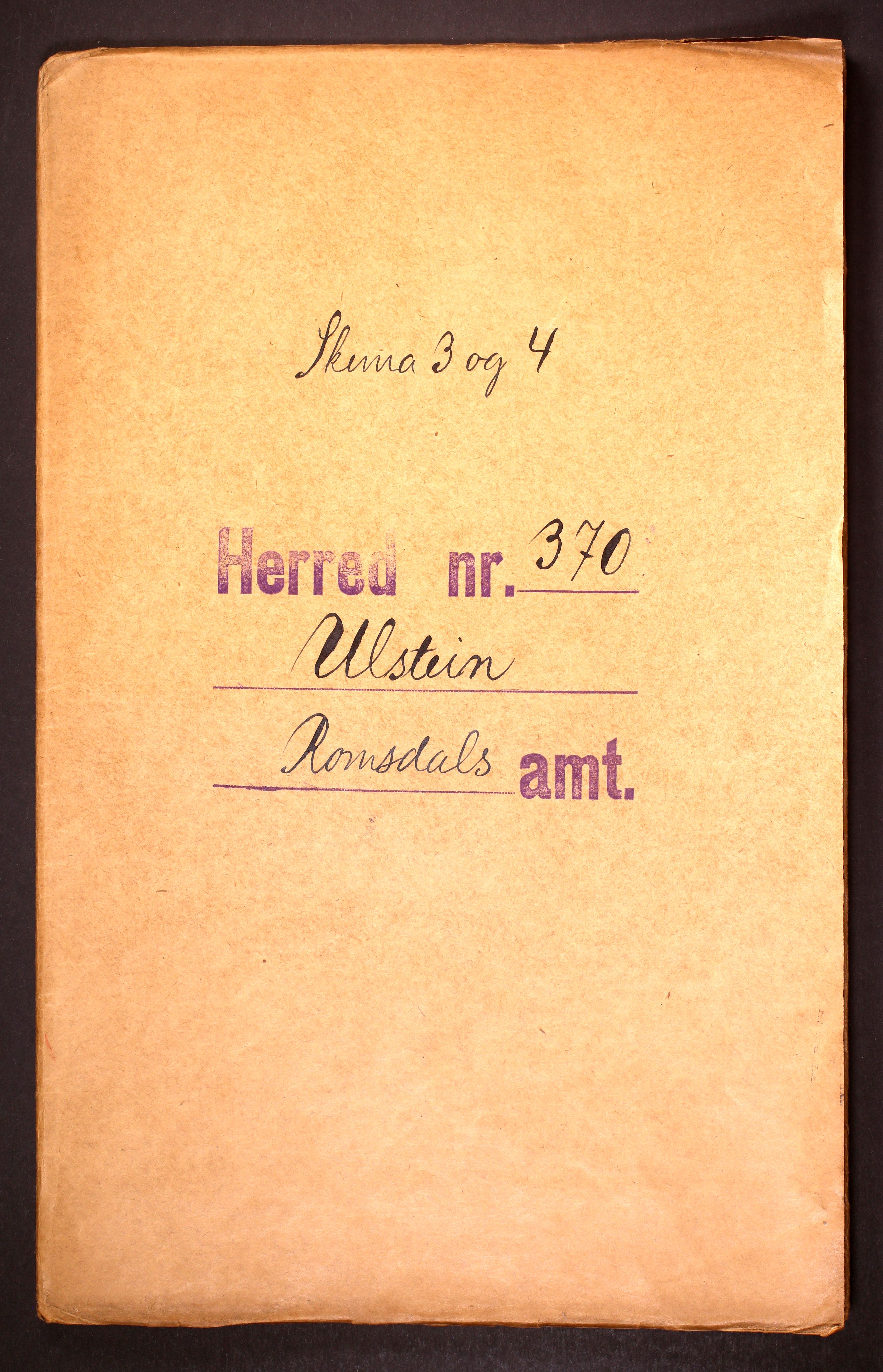 RA, 1910 census for Ulstein, 1910, p. 1