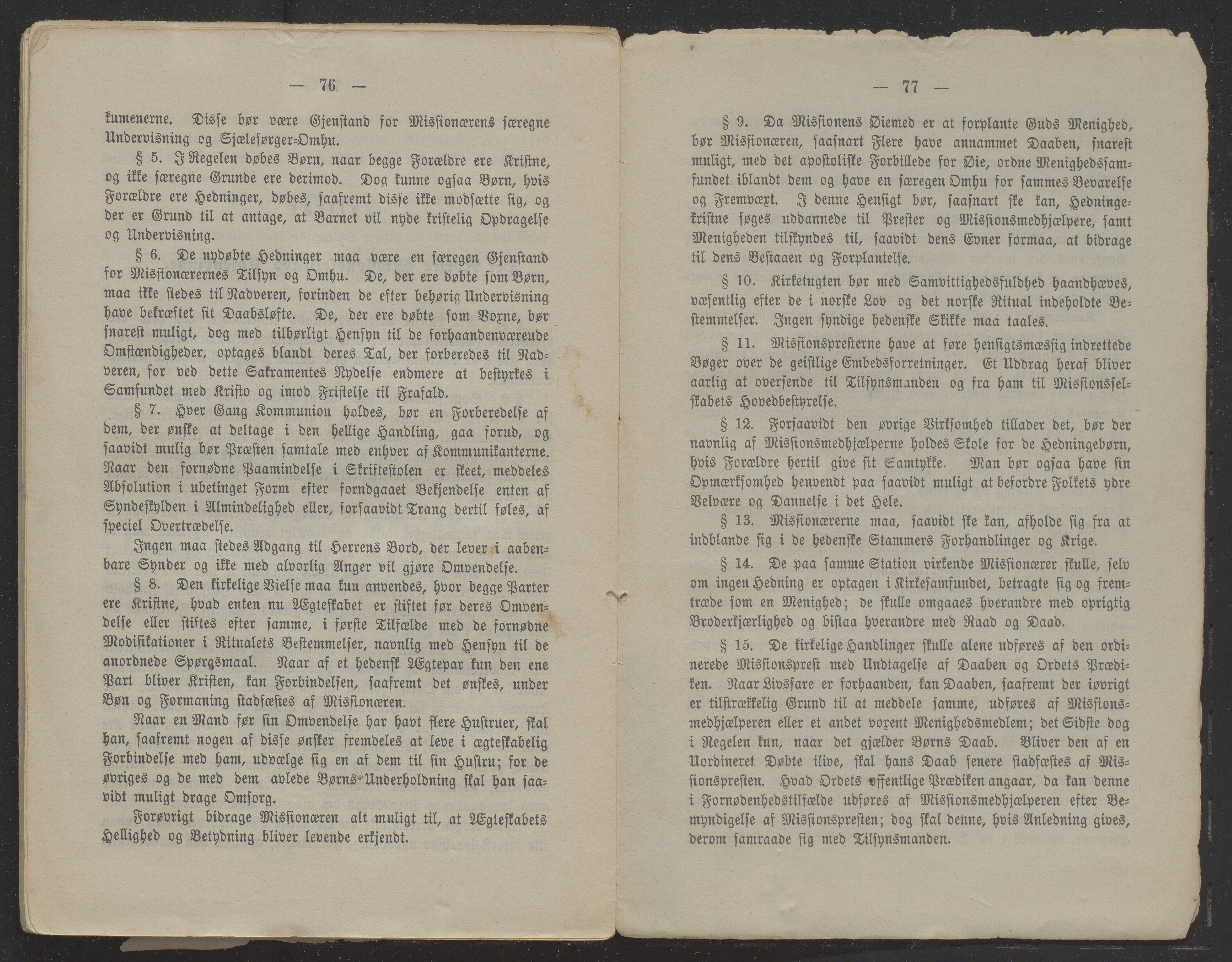 Det Norske Misjonsselskap - hovedadministrasjonen, VID/MA-A-1045/D/Db/Dba/L0338/0009: Beretninger, Bøker, Skrifter o.l   / Årsberetninger 40. , 1882, p. 76-77