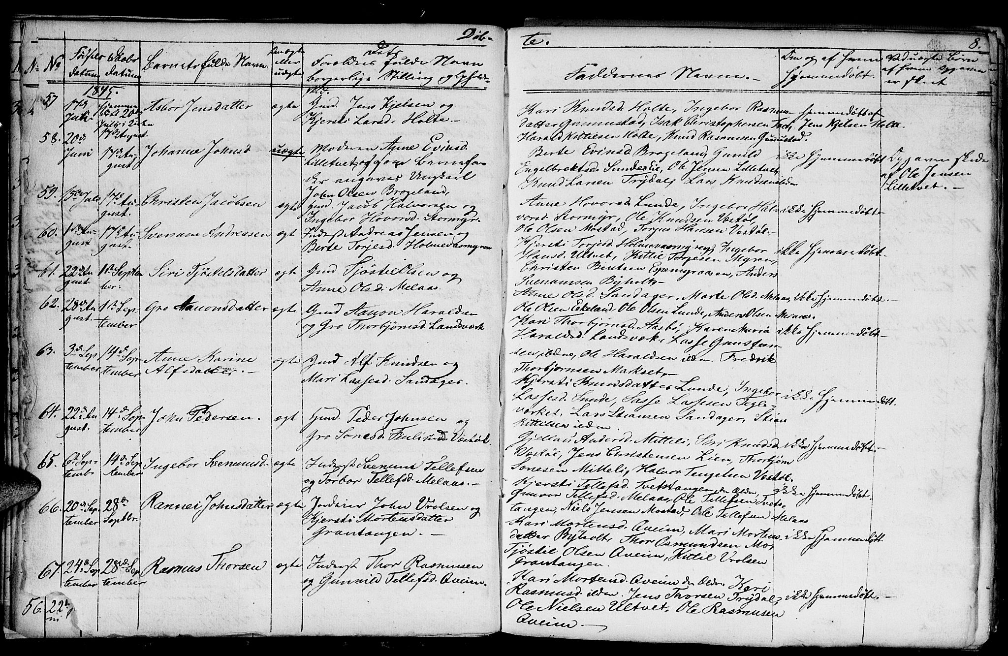 Gjerstad sokneprestkontor, AV/SAK-1111-0014/F/Fb/Fba/L0004: Parish register (copy) no. B 4, 1845-1853, p. 8