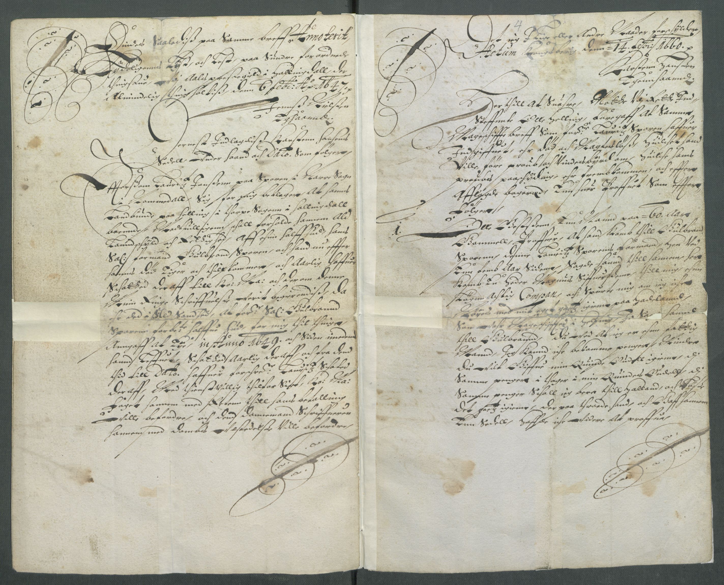 Riksarkivets diplomsamling, AV/RA-EA-5965/F02/L0168: Dokumenter, 1658-1660, p. 176