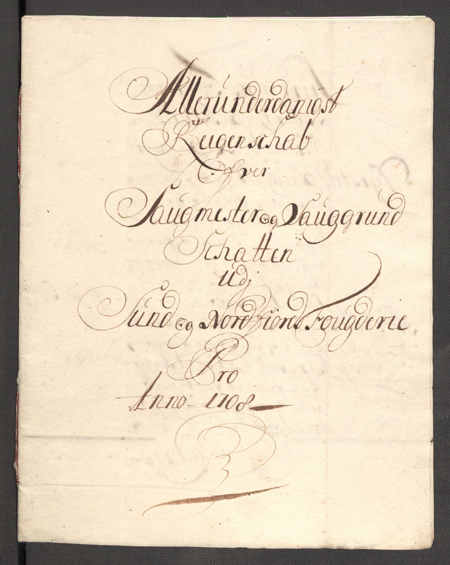 Rentekammeret inntil 1814, Reviderte regnskaper, Fogderegnskap, RA/EA-4092/R53/L3431: Fogderegnskap Sunn- og Nordfjord, 1708, p. 99