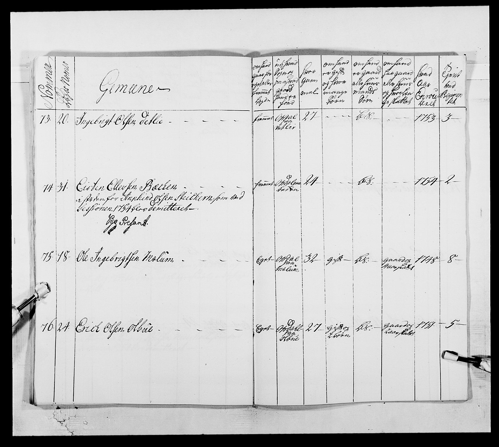 Kommanderende general (KG I) med Det norske krigsdirektorium, AV/RA-EA-5419/E/Ea/L0512b: 2. Trondheimske regiment, 1756-1761, p. 27