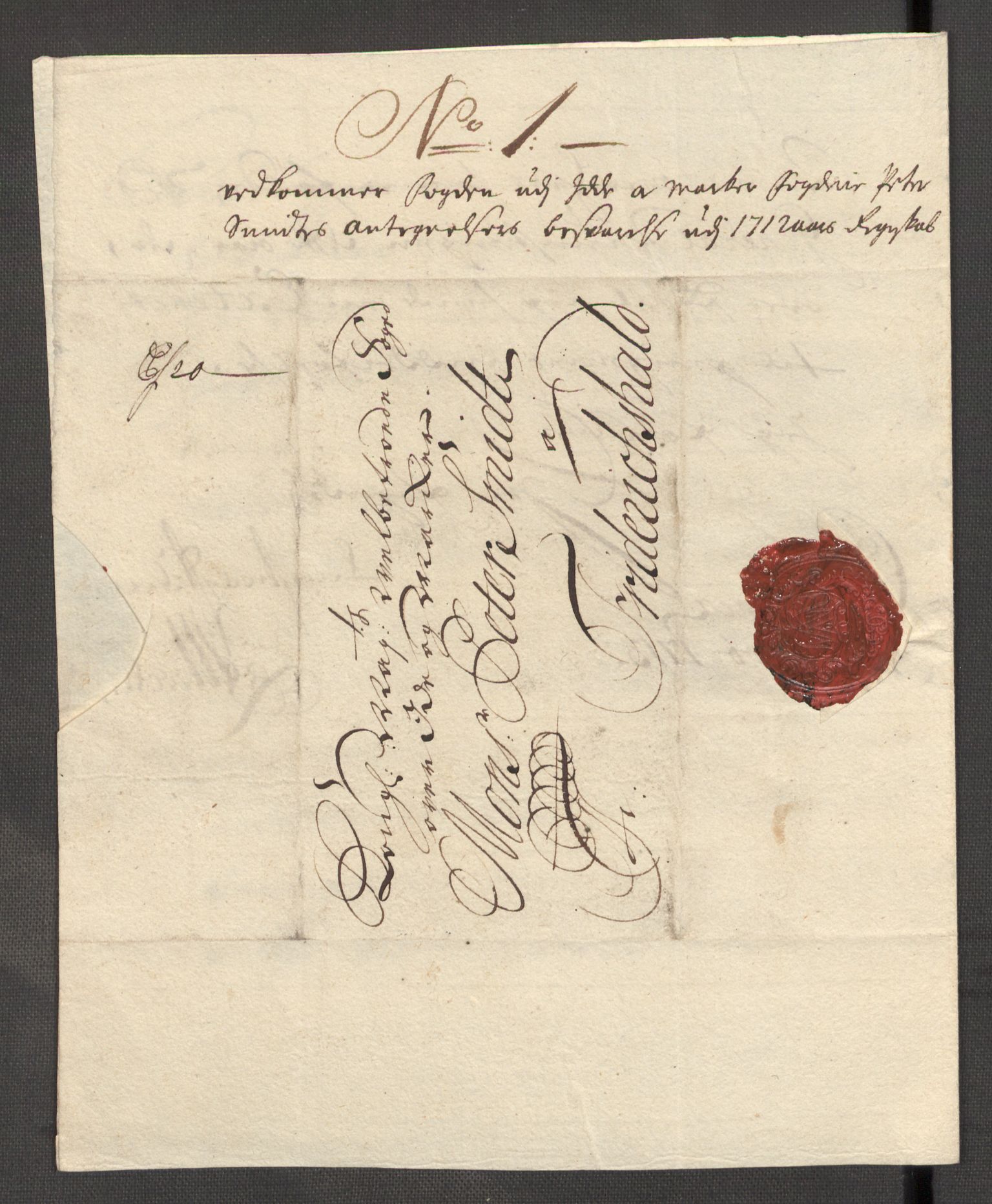 Rentekammeret inntil 1814, Reviderte regnskaper, Fogderegnskap, AV/RA-EA-4092/R01/L0021: Fogderegnskap Idd og Marker, 1712, p. 299