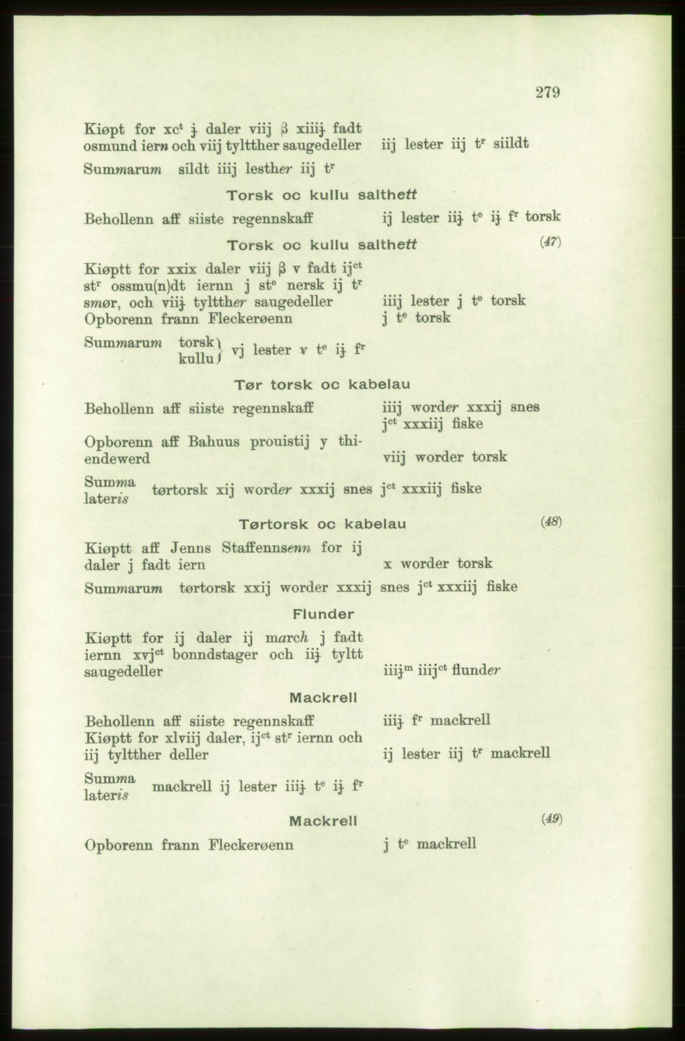 Publikasjoner utgitt av Arkivverket, PUBL/PUBL-001/C/0001: Bind 1: Rekneskap for Akershus len 1557-1558, 1557-1558, p. 279