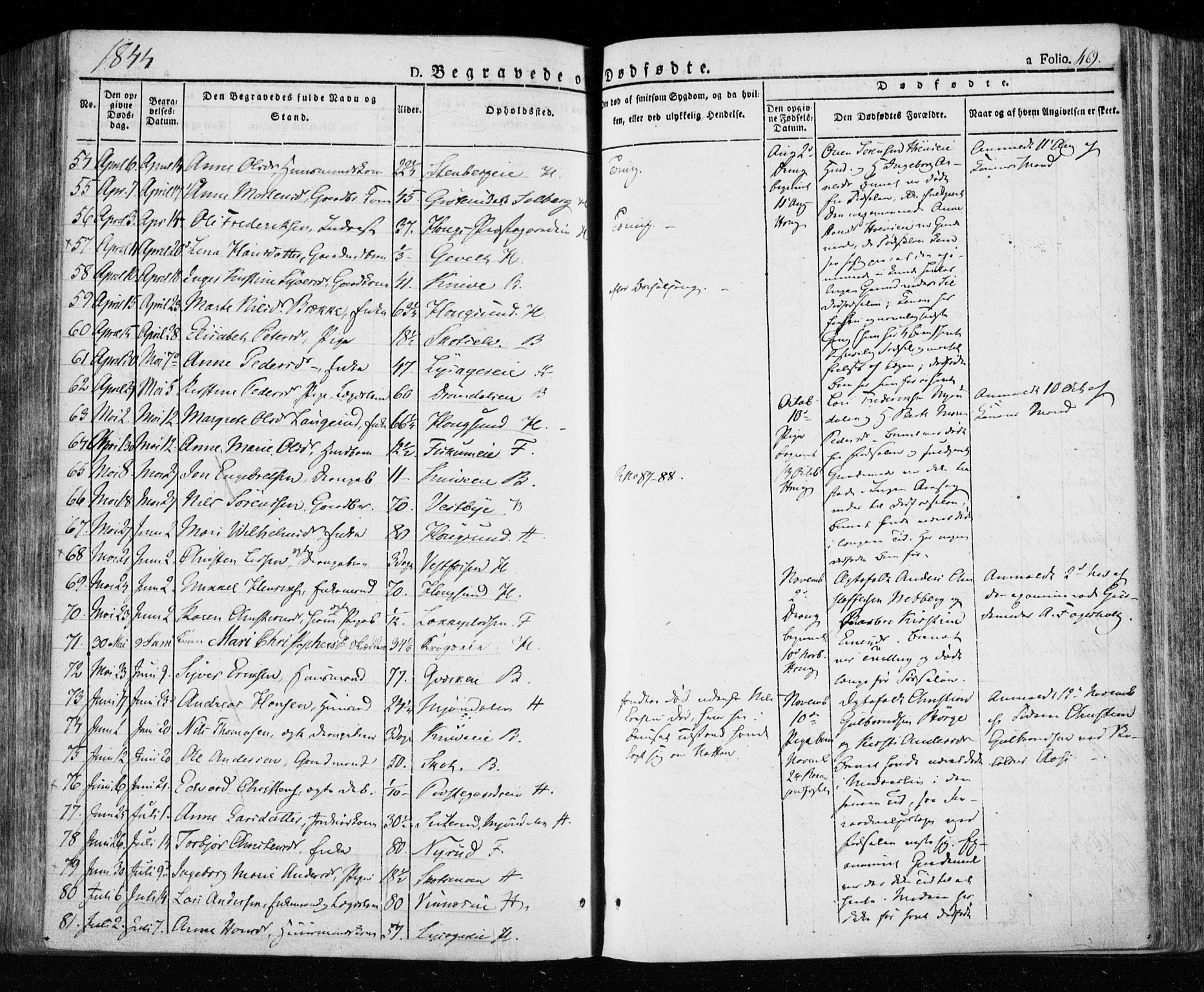 Eiker kirkebøker, SAKO/A-4/F/Fa/L0013a: Parish register (official) no. I 13A, 1832-1845, p. 469