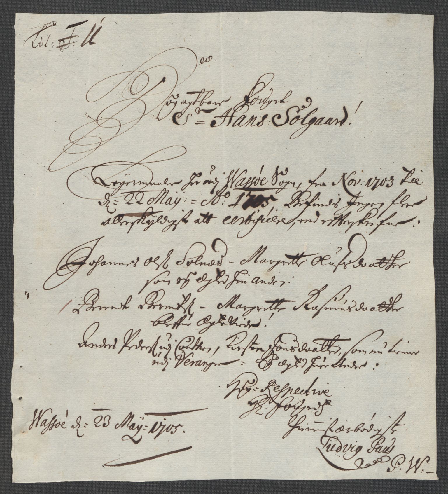 Rentekammeret inntil 1814, Reviderte regnskaper, Fogderegnskap, RA/EA-4092/R69/L4853: Fogderegnskap Finnmark/Vardøhus, 1705-1706, p. 86