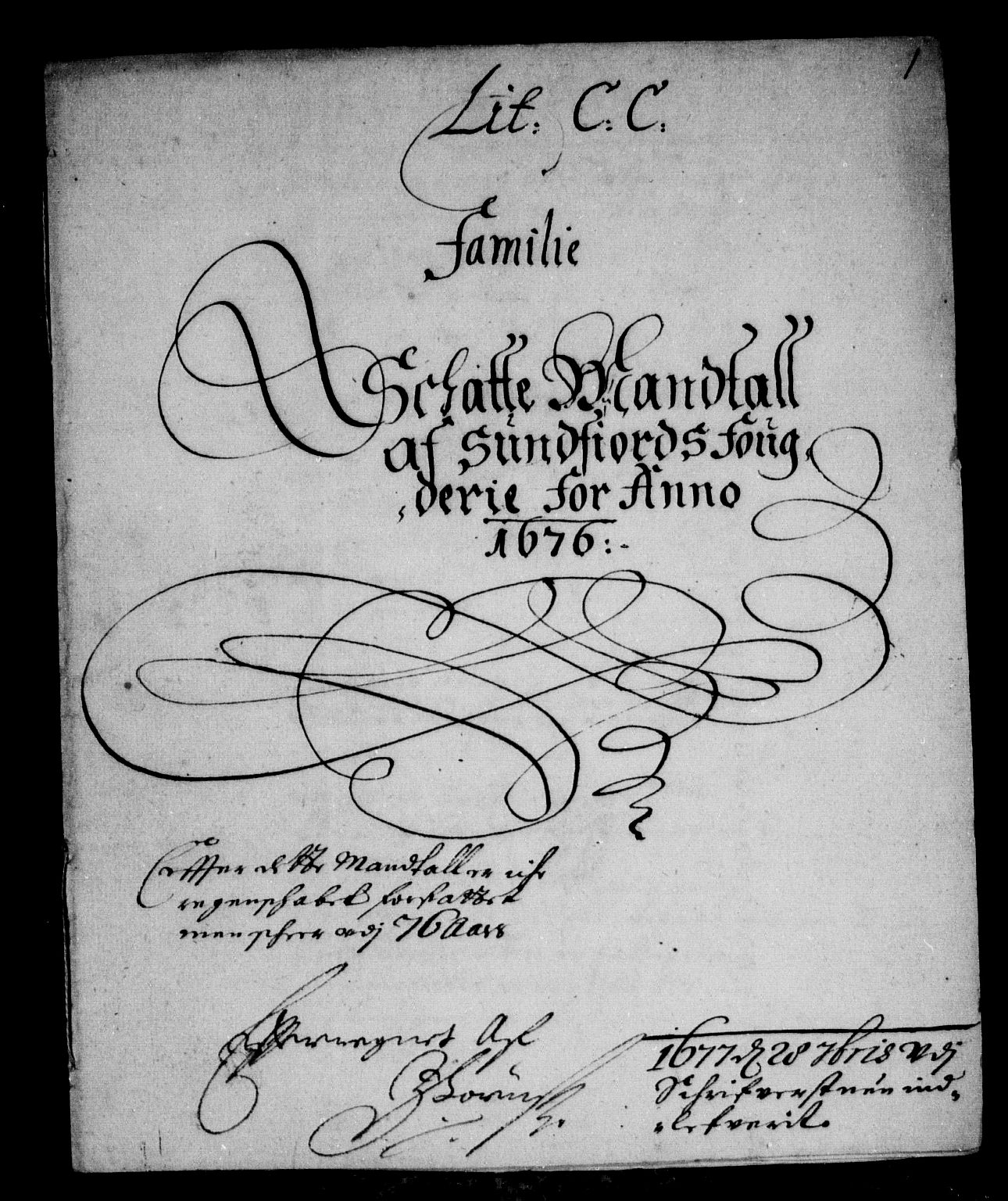 Rentekammeret inntil 1814, Reviderte regnskaper, Stiftamtstueregnskaper, Bergen stiftamt, AV/RA-EA-6043/R/Rc/L0045: Bergen stiftamt, 1676