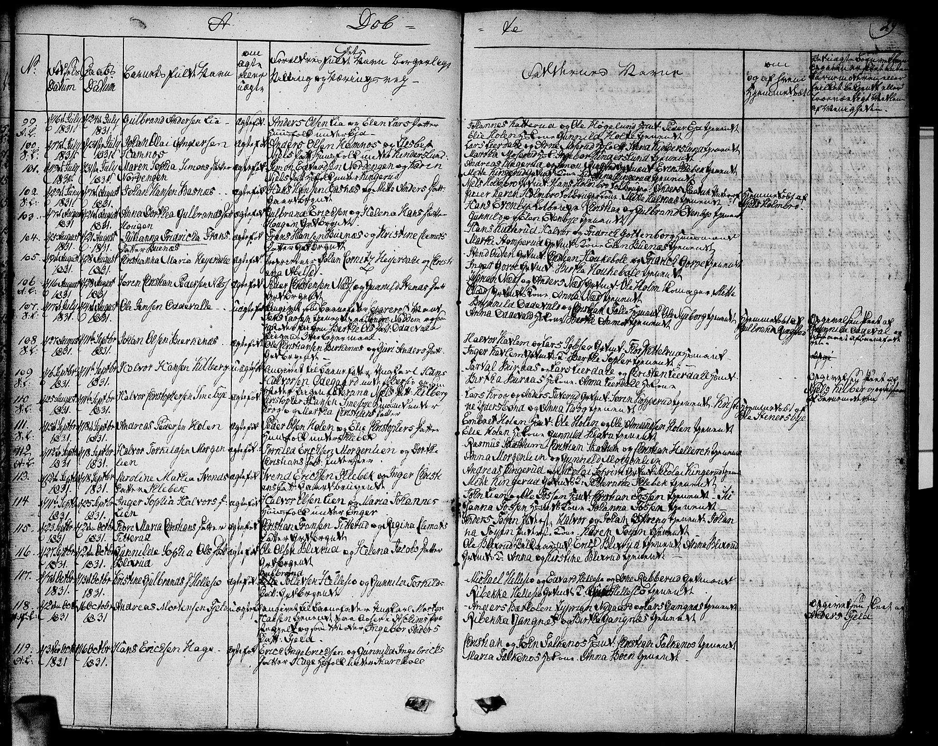 Høland prestekontor Kirkebøker, AV/SAO-A-10346a/F/Fa/L0008: Parish register (official) no. I 8, 1827-1845, p. 29