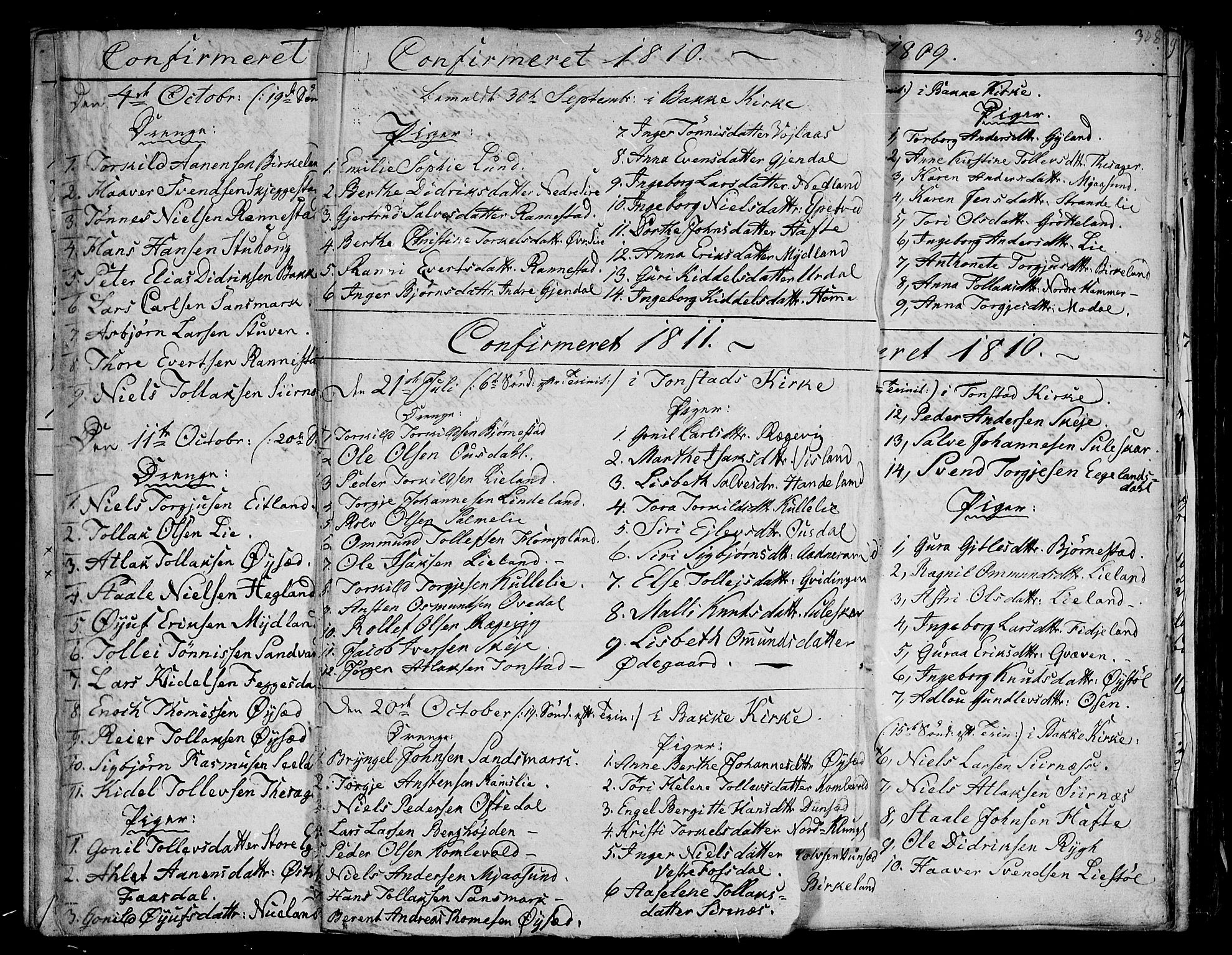 Bakke sokneprestkontor, SAK/1111-0002/F/Fa/Faa/L0002: Parish register (official) no. A 2, 1780-1816