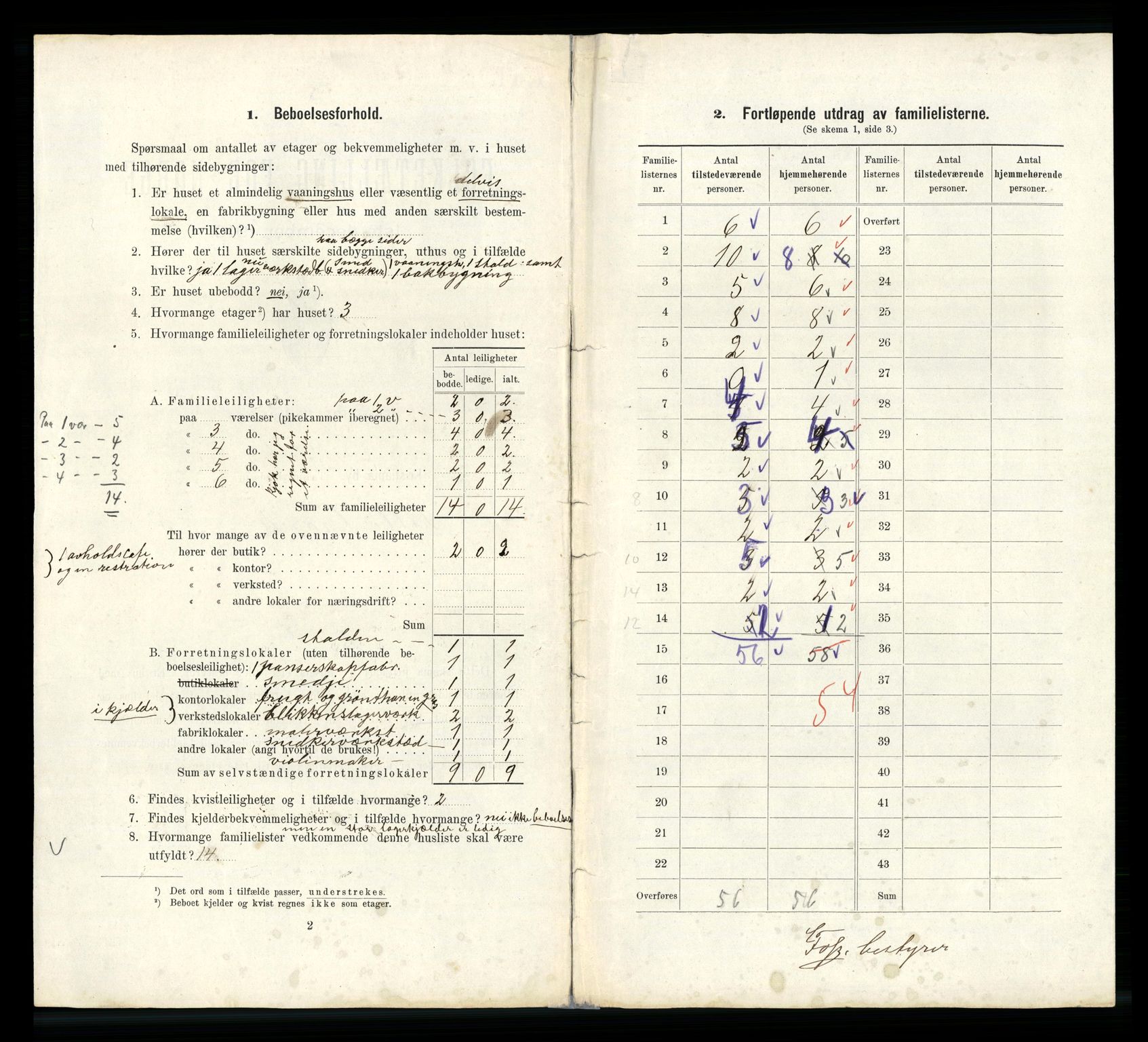 RA, 1910 census for Kristiania, 1910, p. 56476