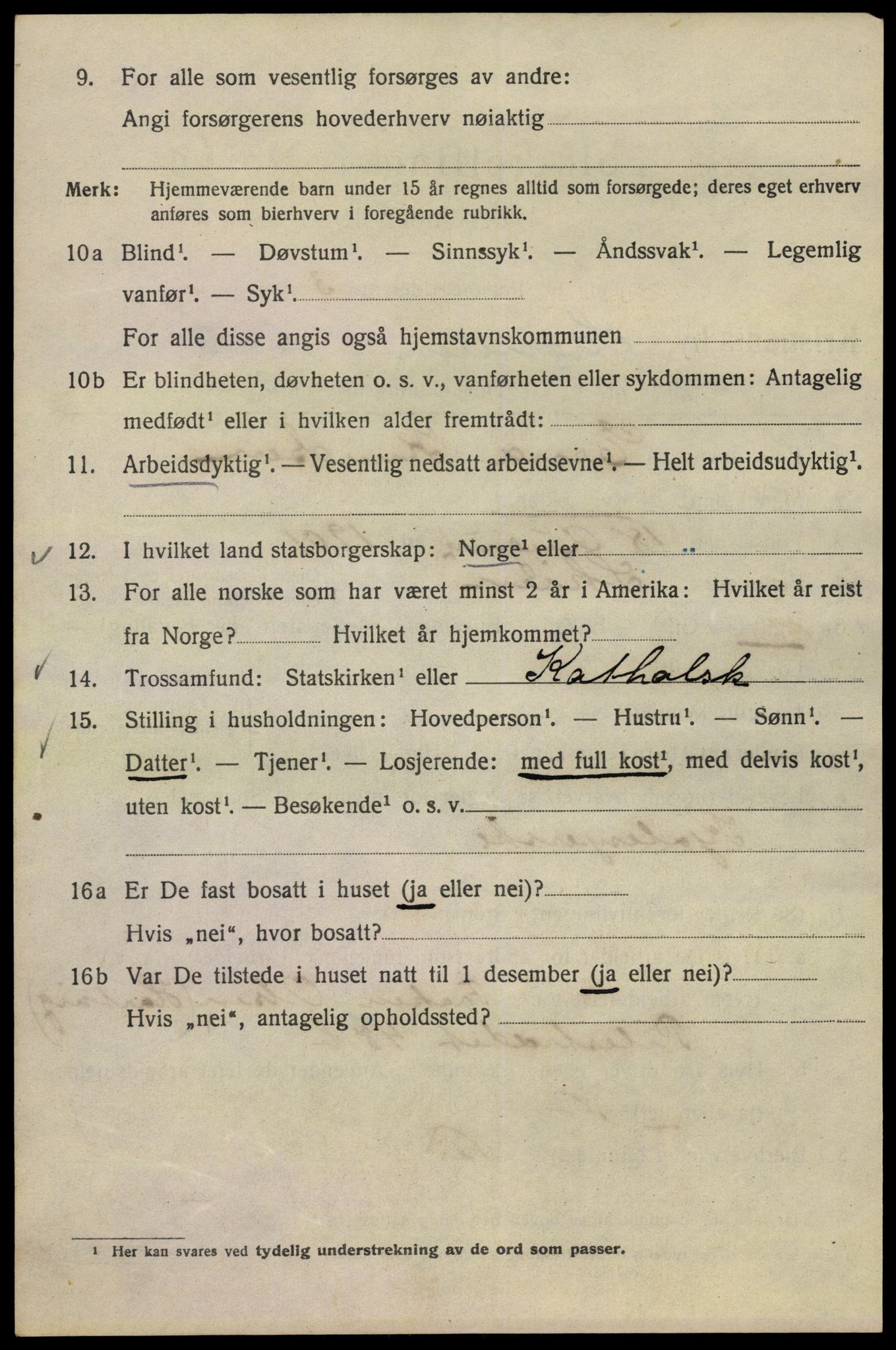 SAO, 1920 census for Kristiania, 1920, p. 476900