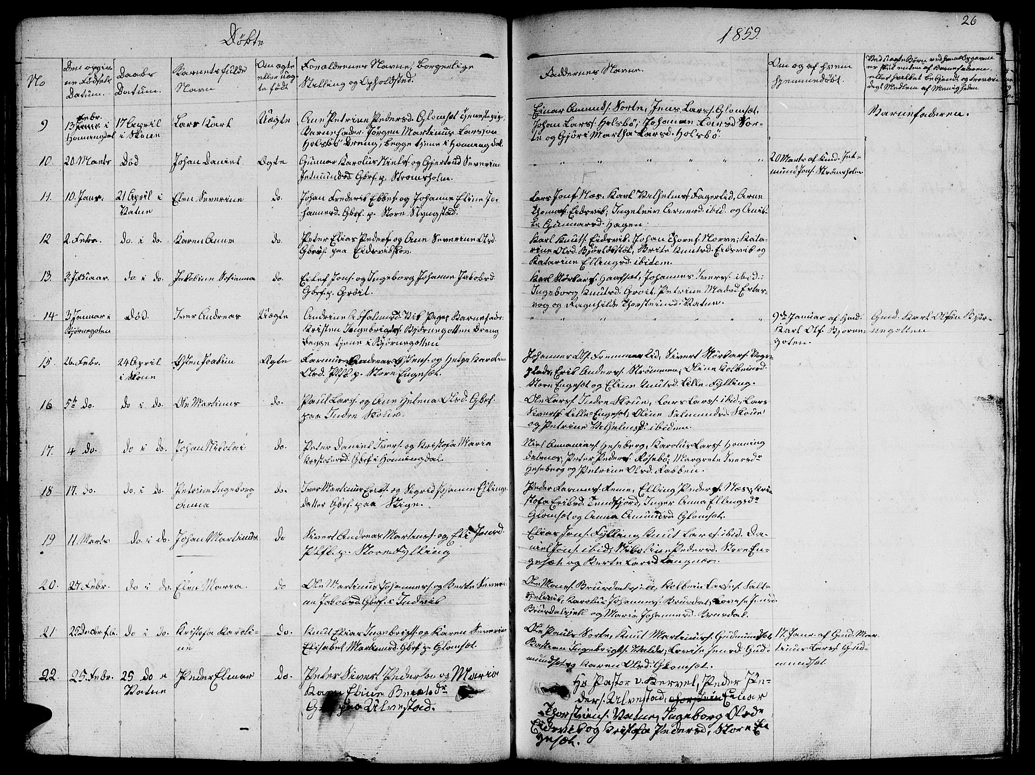 Ministerialprotokoller, klokkerbøker og fødselsregistre - Møre og Romsdal, AV/SAT-A-1454/524/L0363: Parish register (copy) no. 524C04, 1855-1864, p. 26