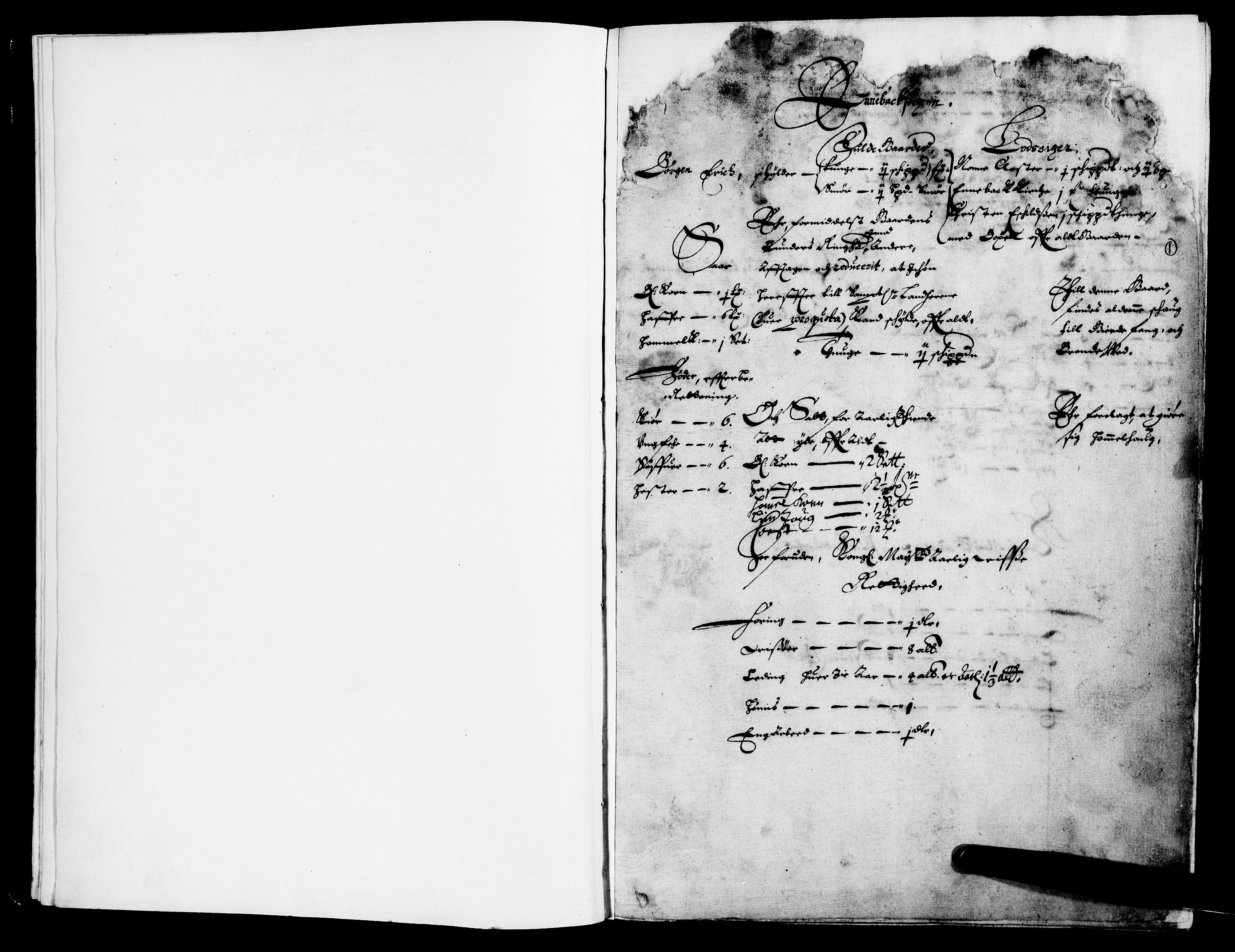 Rentekammeret inntil 1814, Realistisk ordnet avdeling, RA/EA-4070/N/Nb/Nba/L0007: Nedre Romerike fogderi, 1. del, 1666, p. 1a
