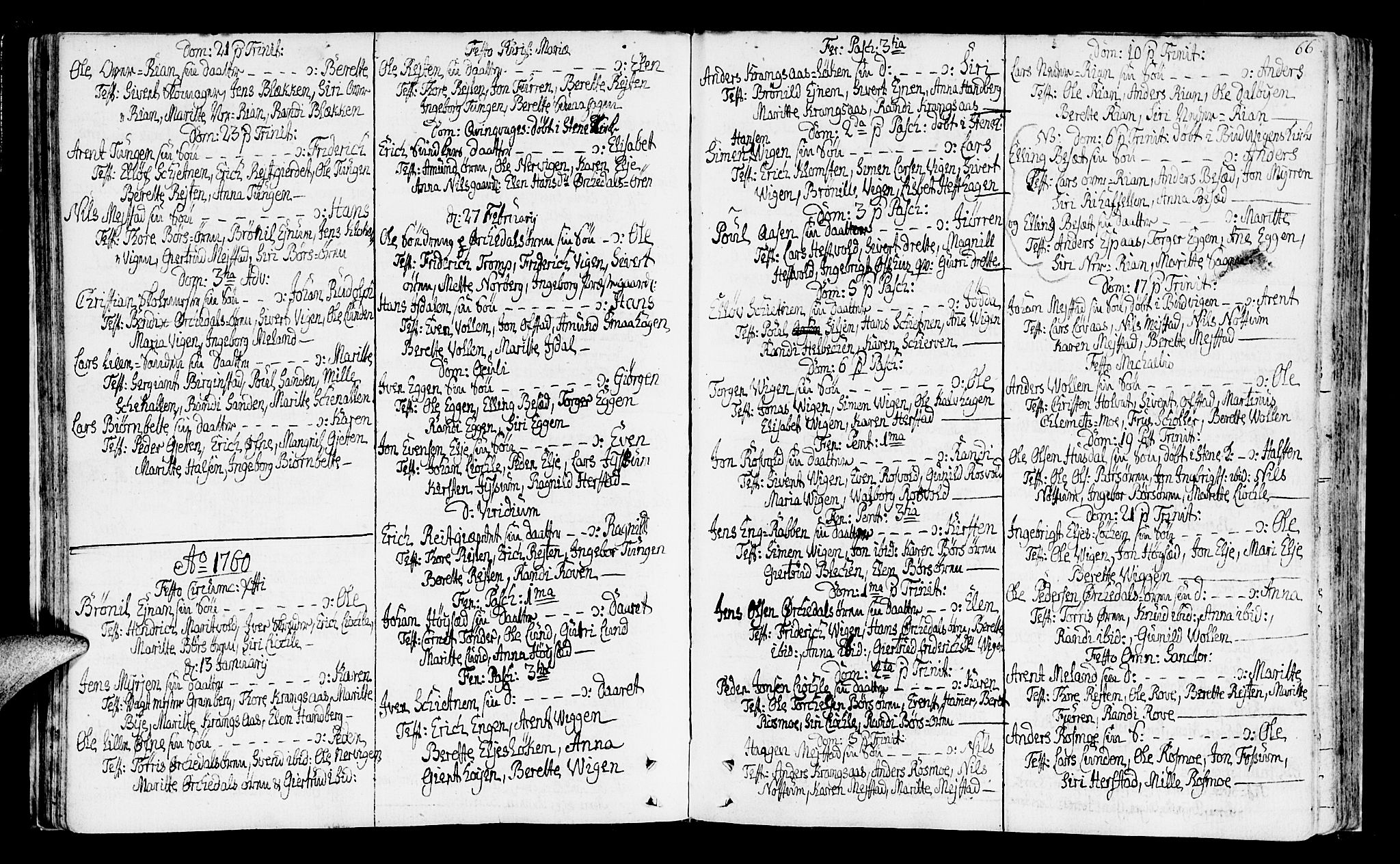 Ministerialprotokoller, klokkerbøker og fødselsregistre - Sør-Trøndelag, AV/SAT-A-1456/665/L0768: Parish register (official) no. 665A03, 1754-1803, p. 66