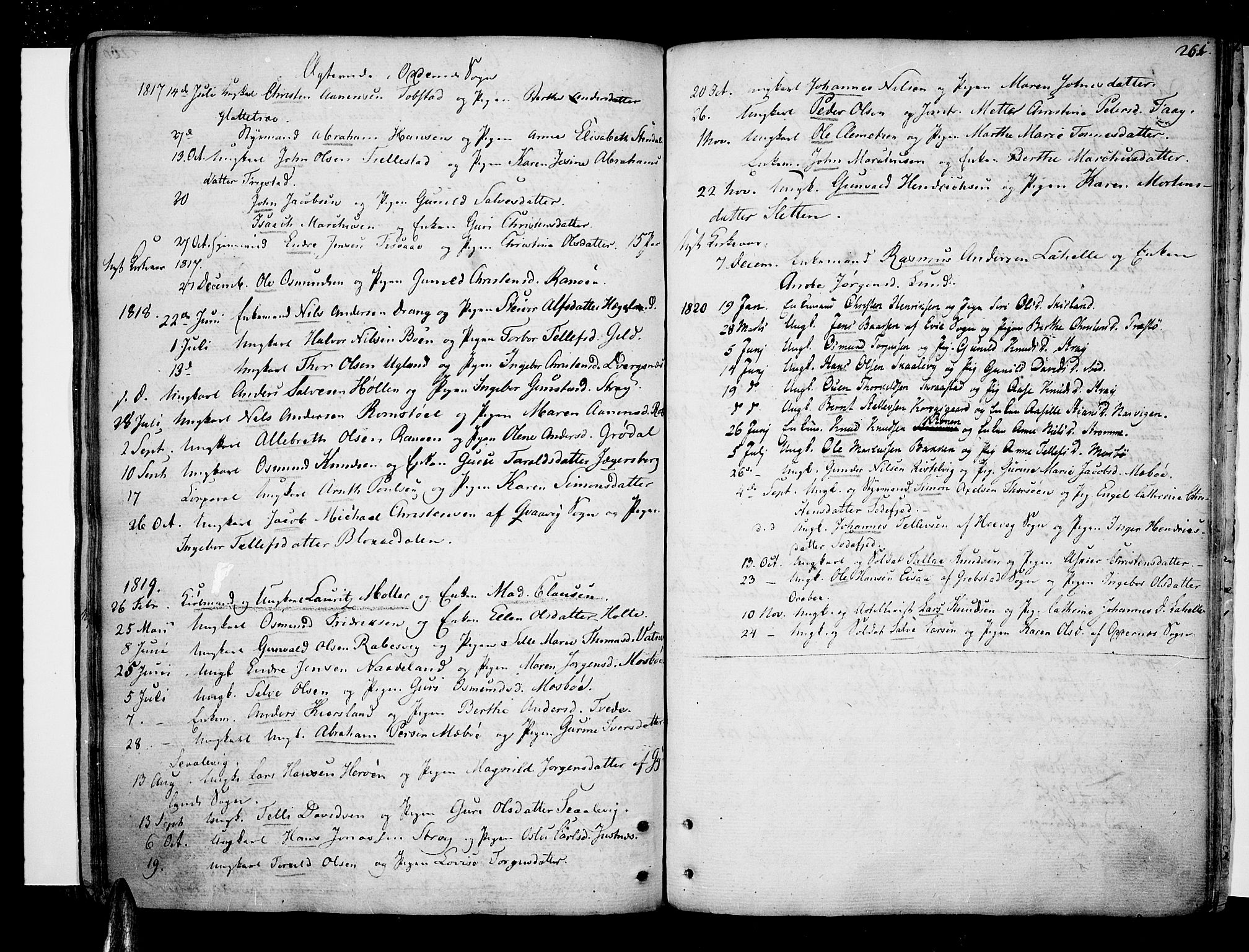 Oddernes sokneprestkontor, SAK/1111-0033/F/Fa/Faa/L0004: Parish register (official) no. A 4, 1764-1820, p. 261