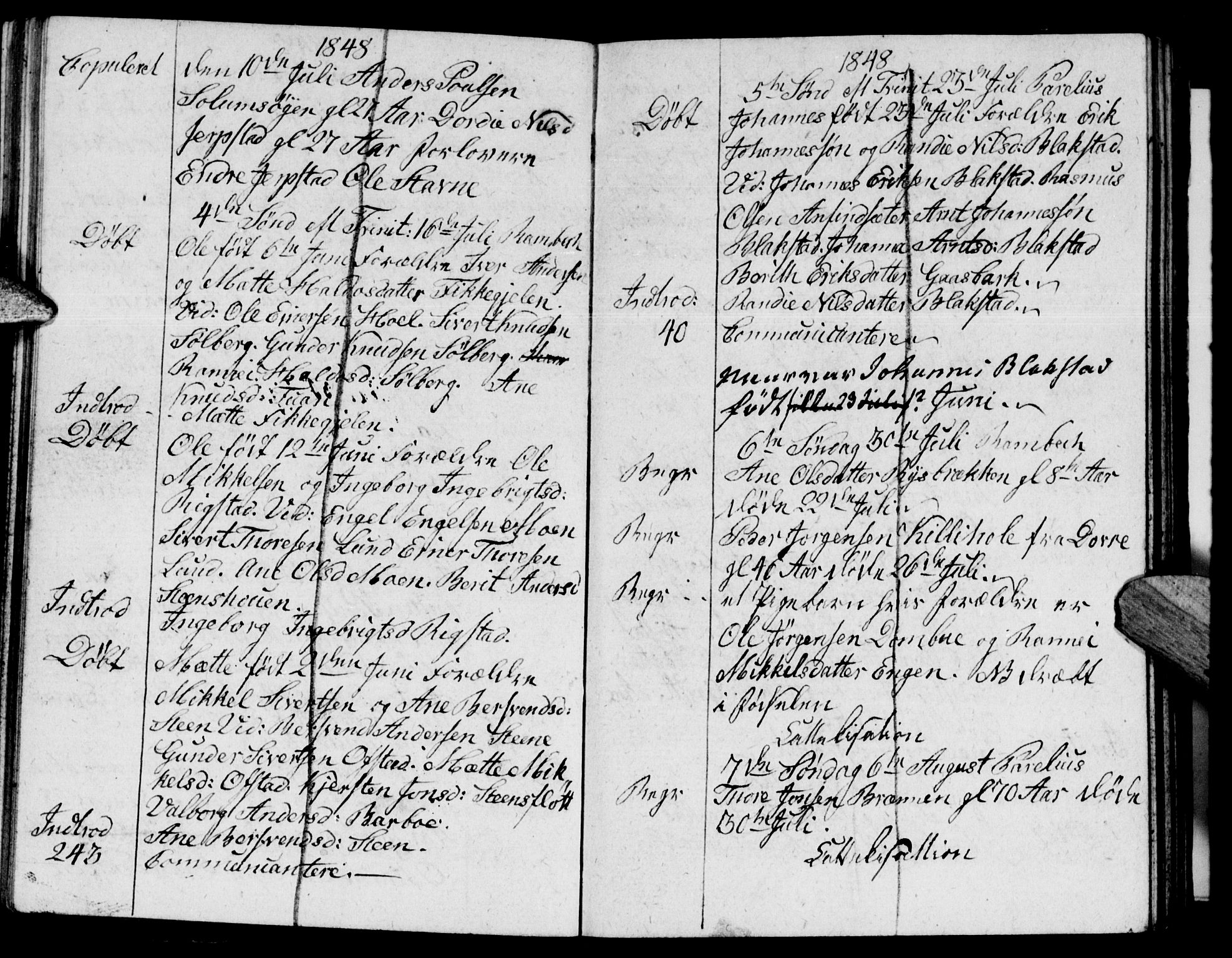 Meldal sokneprestkontor, AV/SAT-A-1123/1/I/I1/I1f/L0008: Parish register draft no. 672I1F, 1827-1866