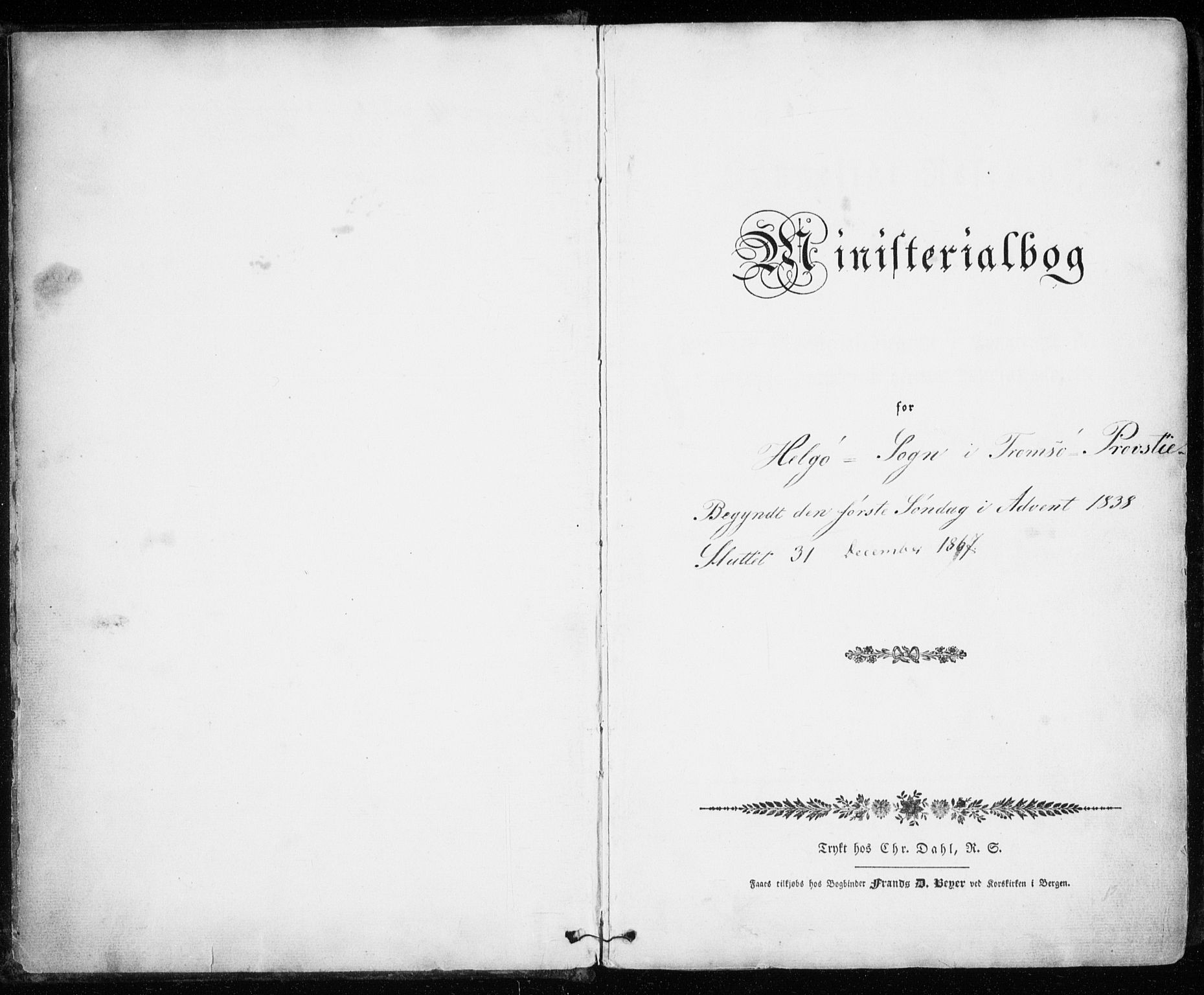 Karlsøy sokneprestembete, AV/SATØ-S-1299/H/Ha/Haa/L0009kirke: Parish register (official) no. 9, 1838-1867