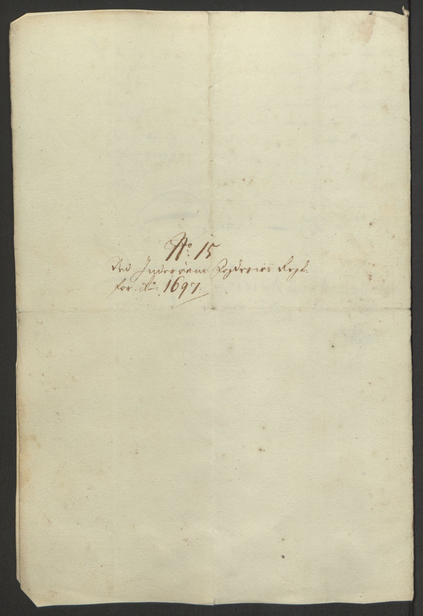 Rentekammeret inntil 1814, Reviderte regnskaper, Fogderegnskap, AV/RA-EA-4092/R63/L4309: Fogderegnskap Inderøy, 1695-1697, p. 563