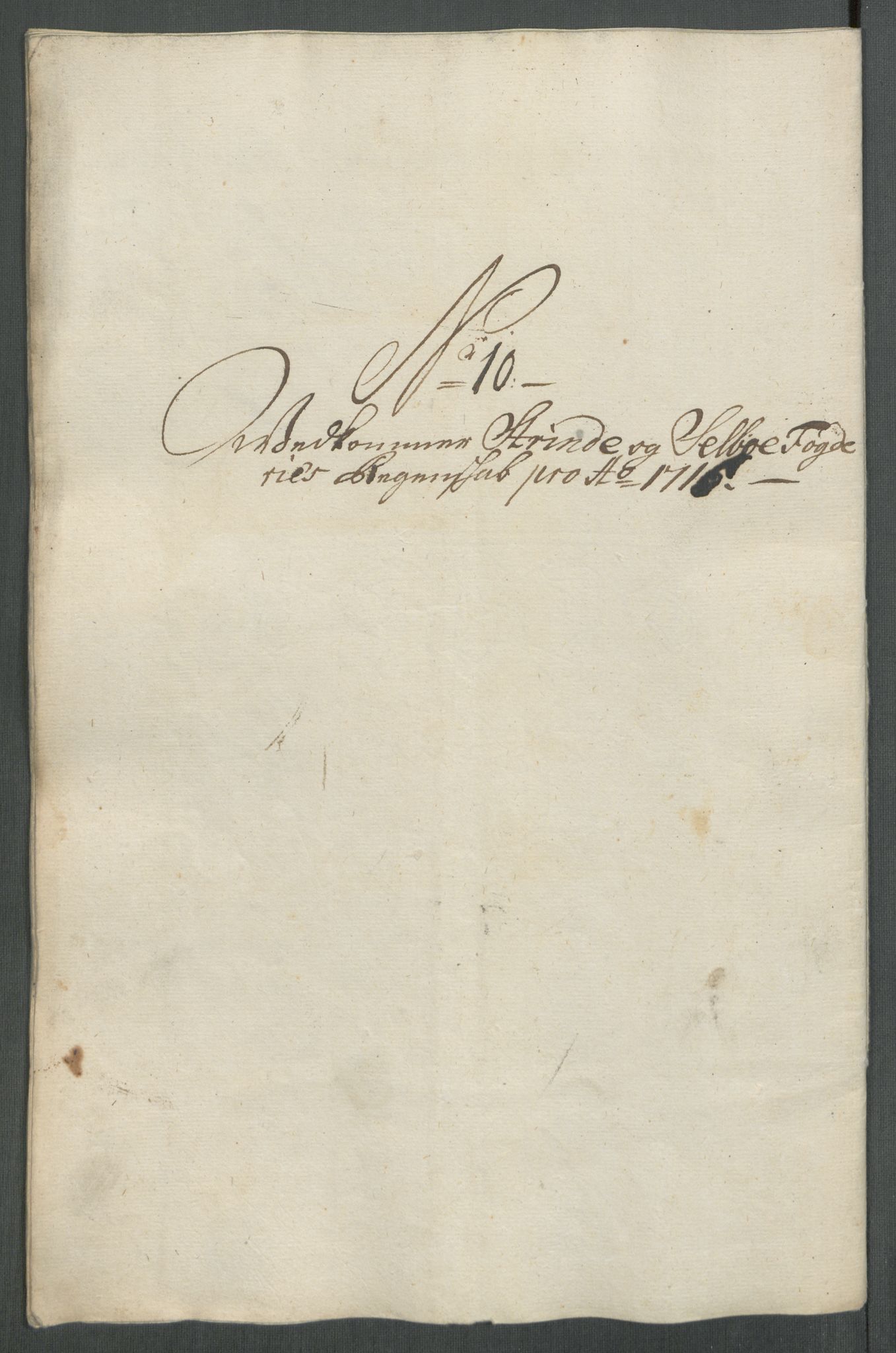 Rentekammeret inntil 1814, Reviderte regnskaper, Fogderegnskap, AV/RA-EA-4092/R61/L4115: Fogderegnskap Strinda og Selbu, 1715-1716, p. 116