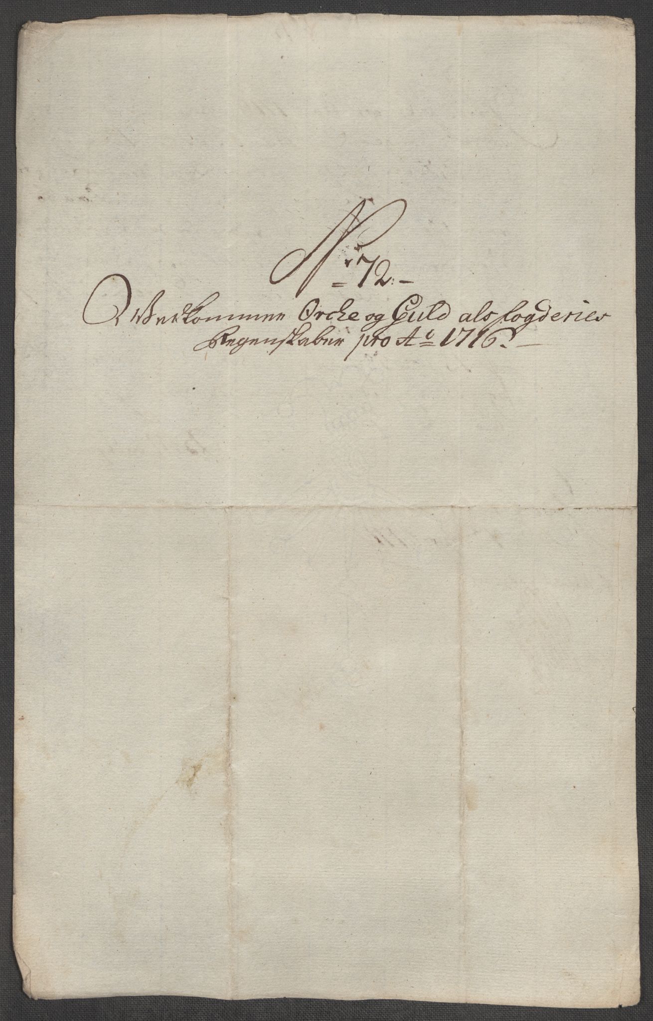 Rentekammeret inntil 1814, Reviderte regnskaper, Fogderegnskap, AV/RA-EA-4092/R60/L3968: Fogderegnskap Orkdal og Gauldal, 1716, p. 175