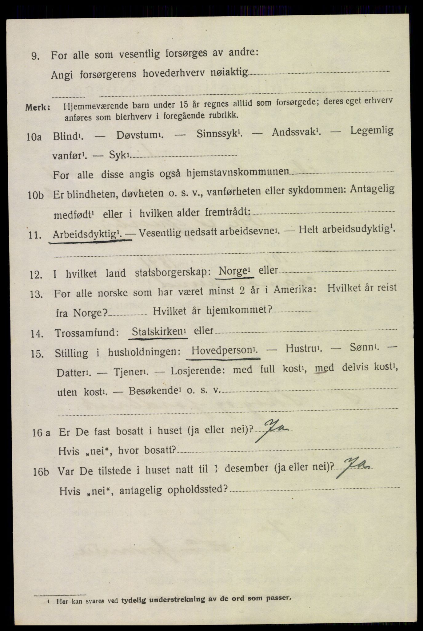 SAH, 1920 census for Åmot, 1920, p. 9412