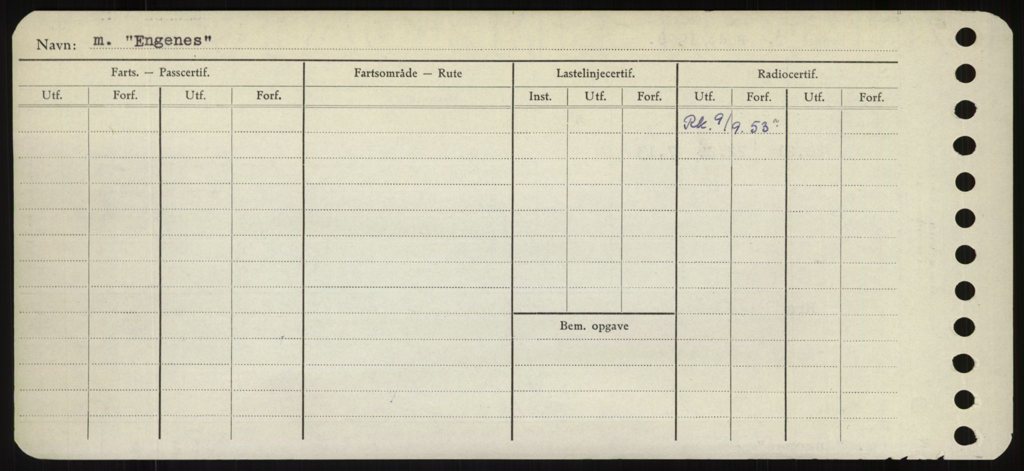 Sjøfartsdirektoratet med forløpere, Skipsmålingen, RA/S-1627/H/Hd/L0009: Fartøy, E, p. 424