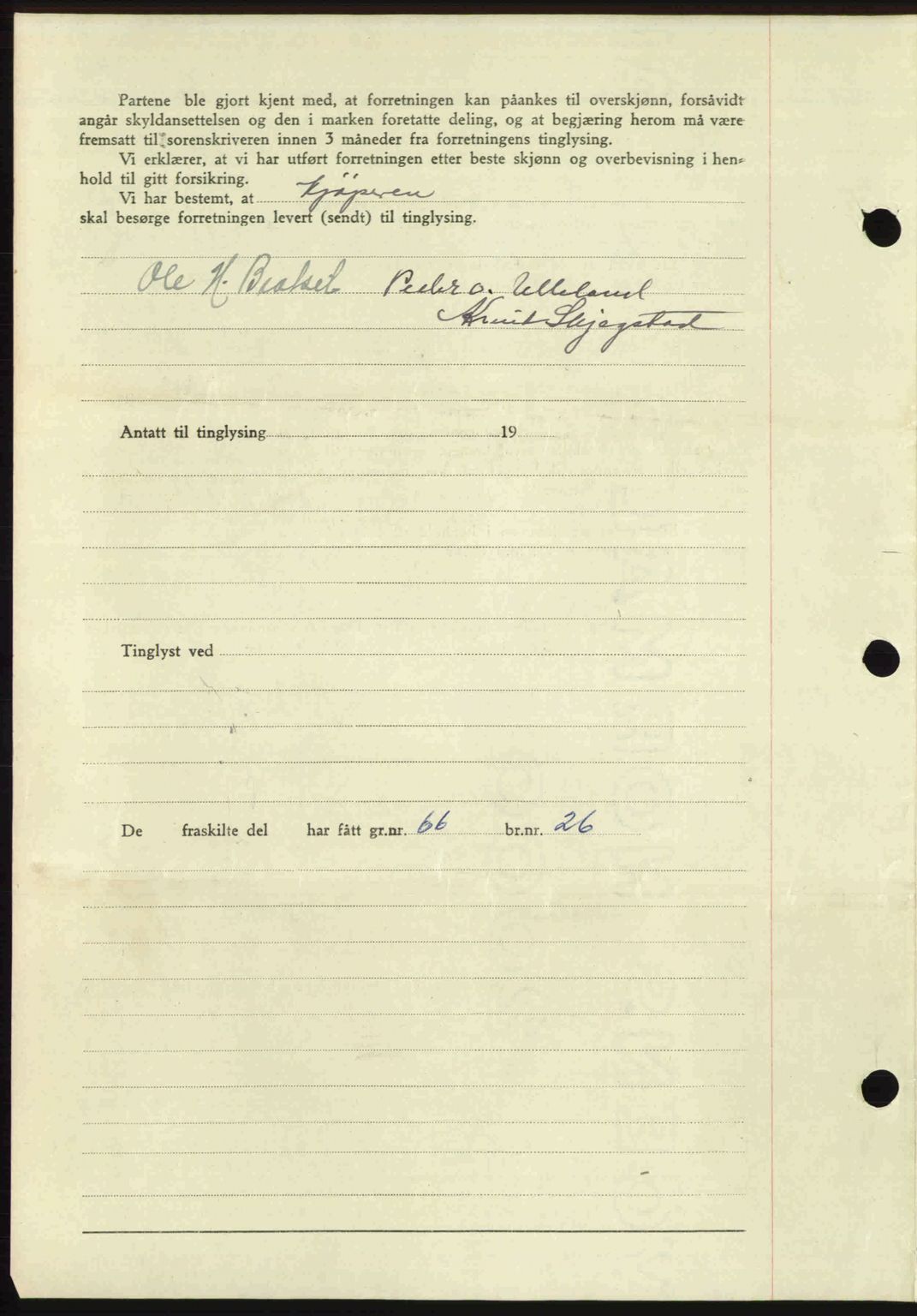 Romsdal sorenskriveri, AV/SAT-A-4149/1/2/2C: Mortgage book no. A21, 1946-1946, Diary no: : 2346/1946