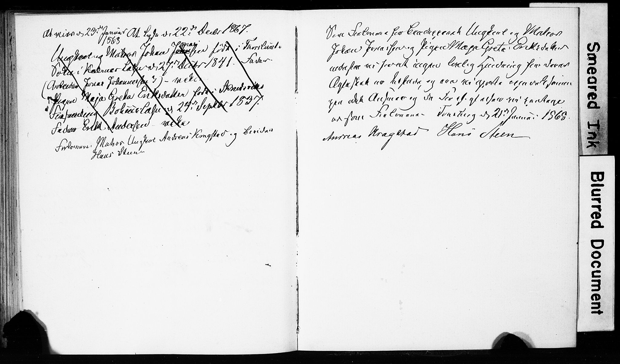 Tønsberg kirkebøker, AV/SAKO-A-330/H/Ha/L0002: Banns register no. 2, 1862-1868