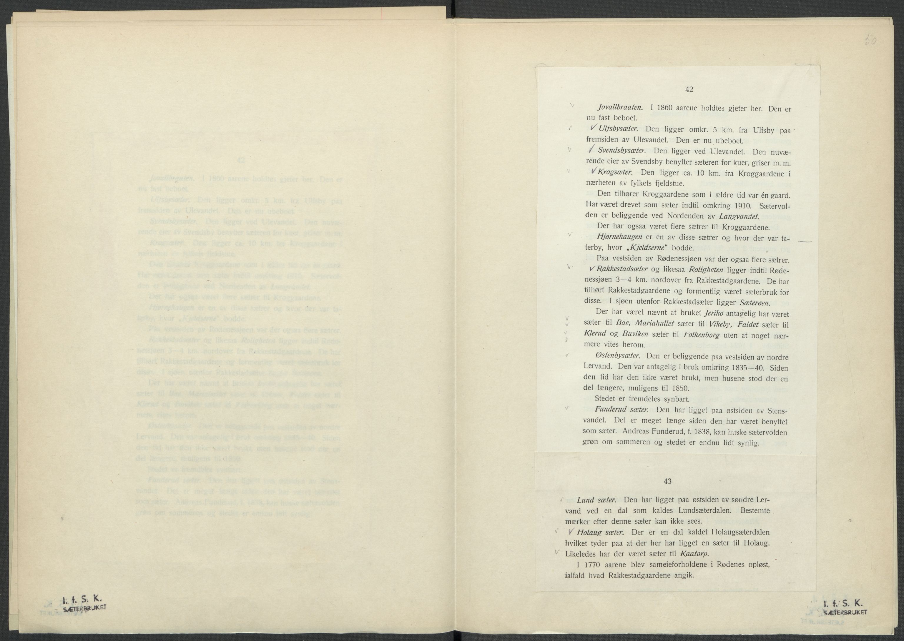 Instituttet for sammenlignende kulturforskning, AV/RA-PA-0424/F/Fc/L0002/0001: Eske B2: / Østfold (perm I), 1932-1935, p. 50