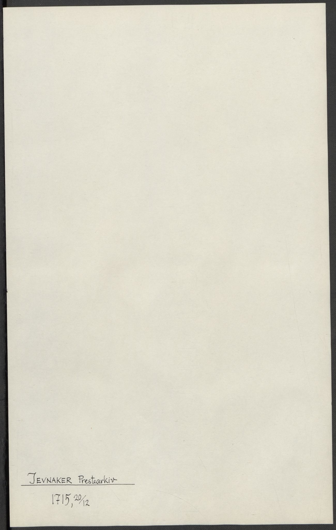 Riksarkivets diplomsamling, RA/EA-5965/F15/L0014: Prestearkiv - Oppland, 1696-1879, p. 25