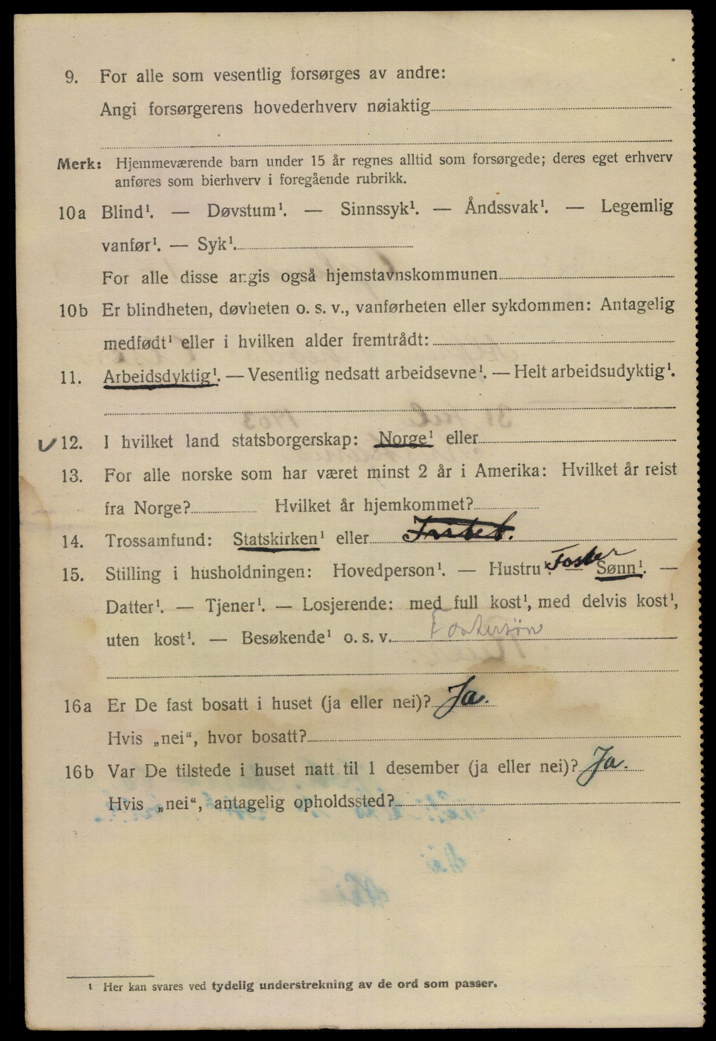 SAO, 1920 census for Kristiania, 1920, p. 434844