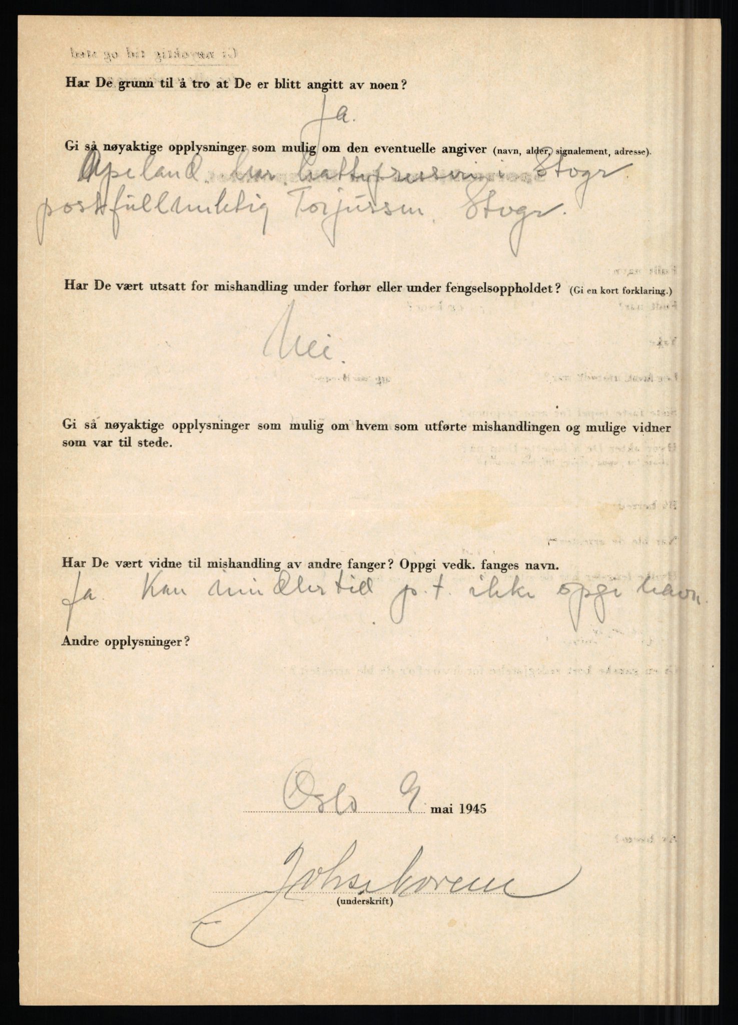 Rikspolitisjefen, AV/RA-S-1560/L/L0012: Mogensen, Øivind - Noraas, Lars, 1940-1945, p. 1091