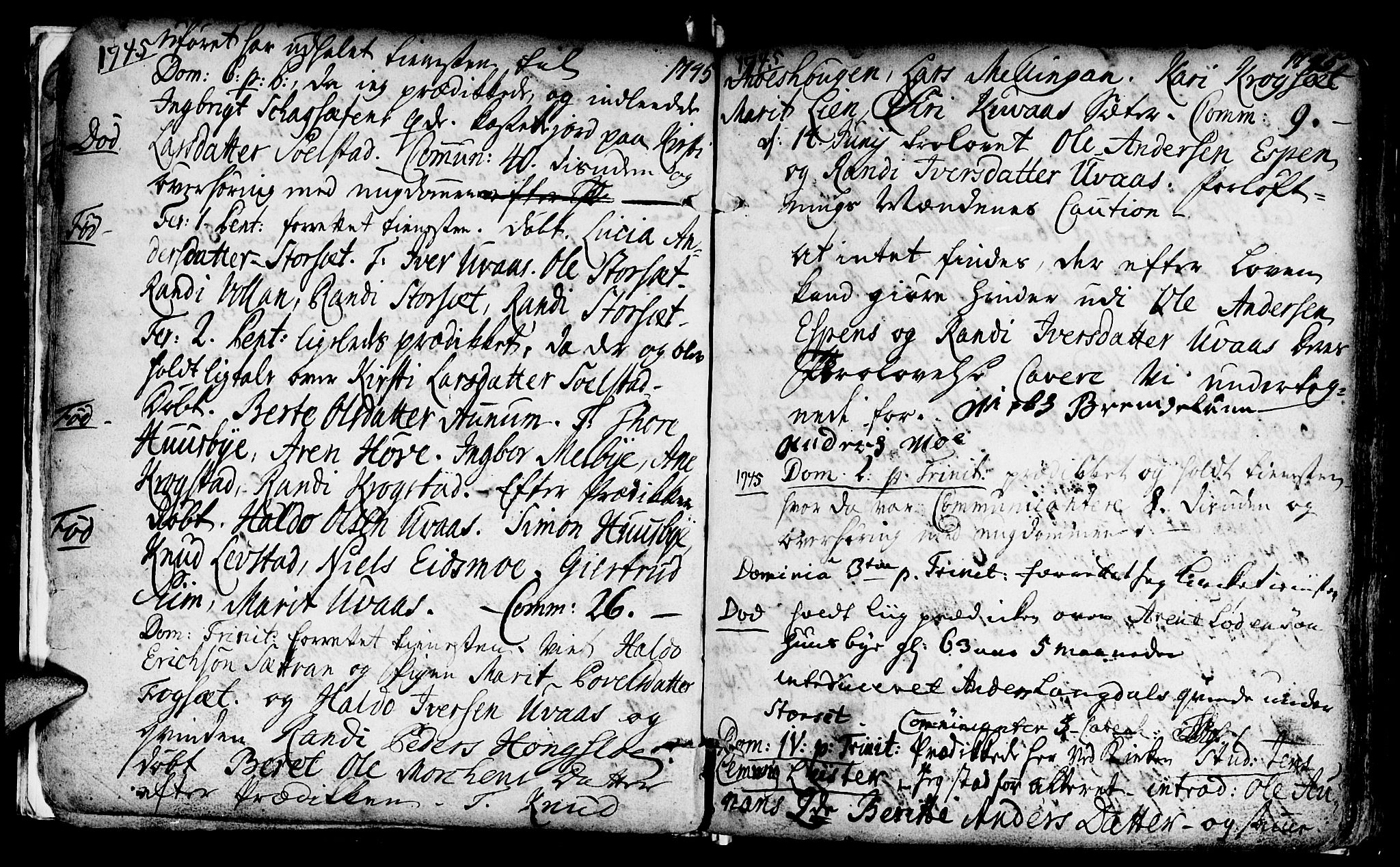 Ministerialprotokoller, klokkerbøker og fødselsregistre - Sør-Trøndelag, SAT/A-1456/667/L0793: Parish register (official) no. 667A01, 1742-1790