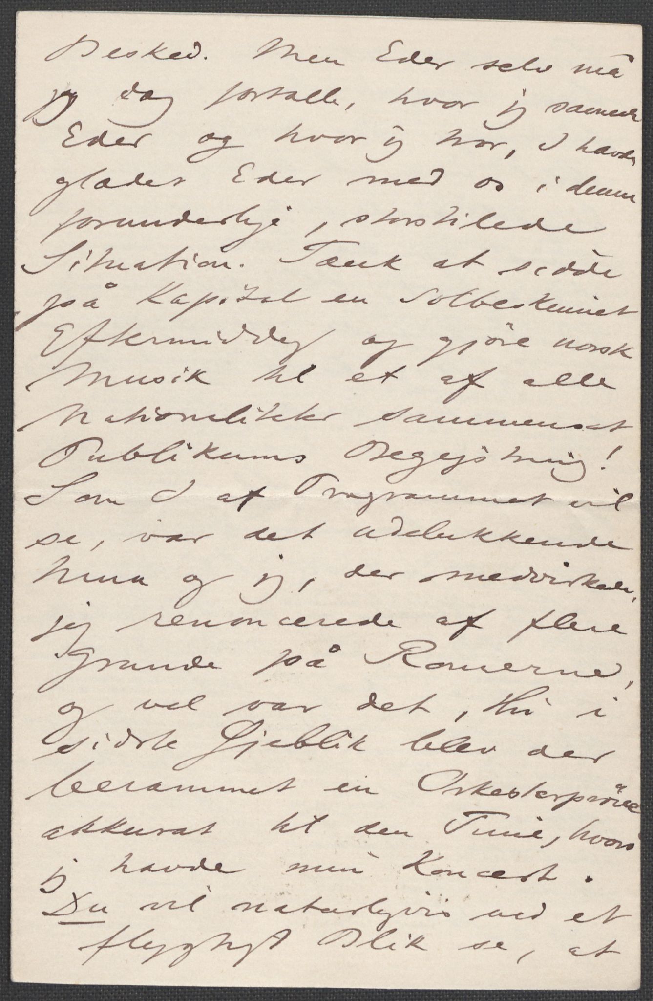 Beyer, Frants, AV/RA-PA-0132/F/L0001: Brev fra Edvard Grieg til Frantz Beyer og "En del optegnelser som kan tjene til kommentar til brevene" av Marie Beyer, 1872-1907, p. 101