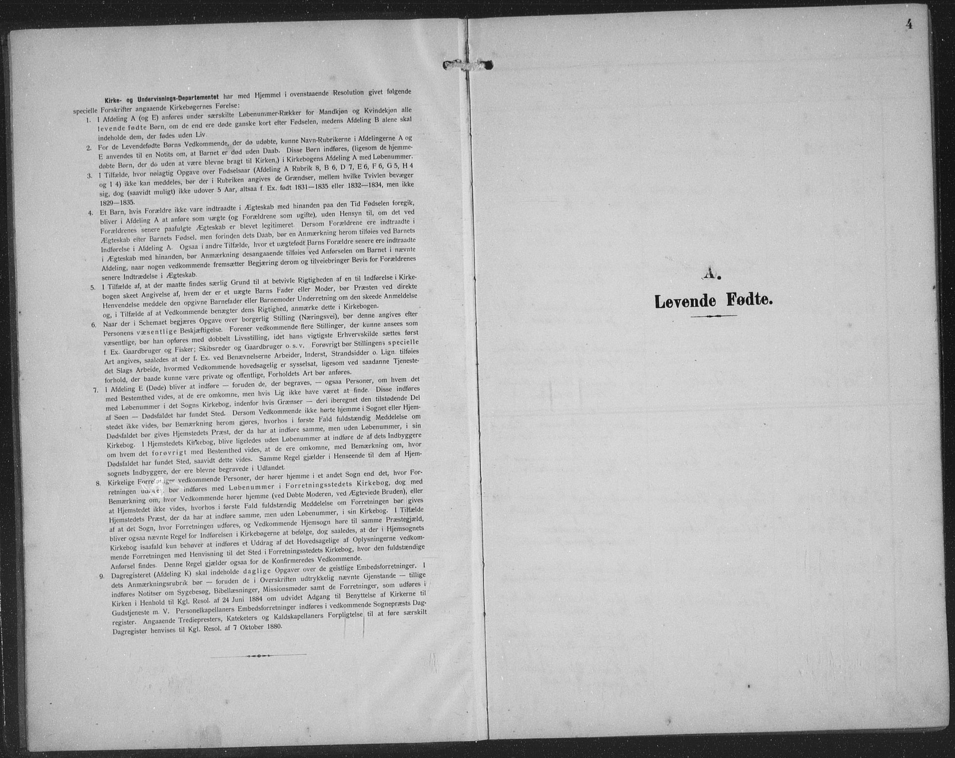 Sokndal sokneprestkontor, SAST/A-101808: Parish register (copy) no. B 8, 1908-1934, p. 4